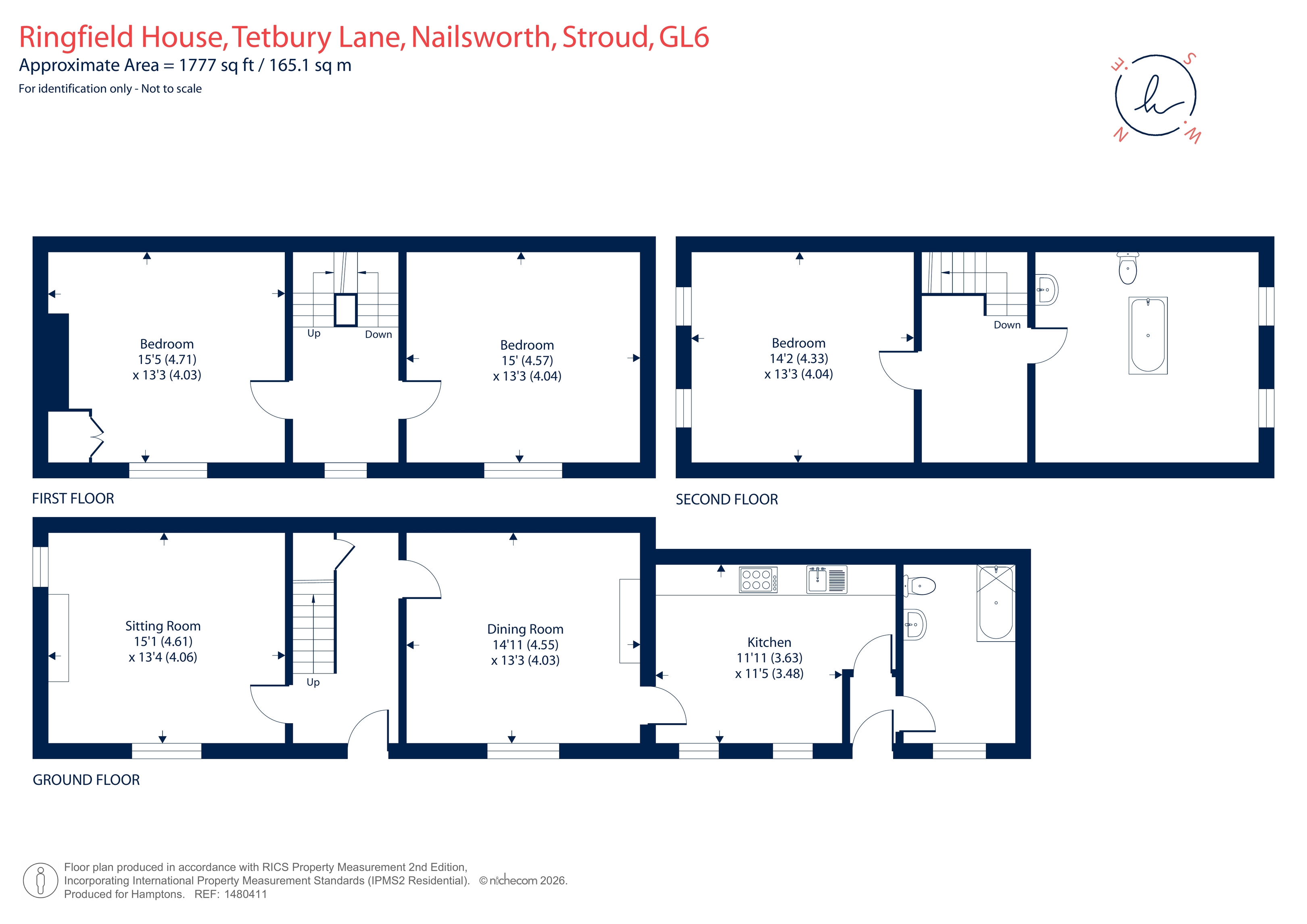 Ringfield House, Tetbury Lane, Stroud floorplan