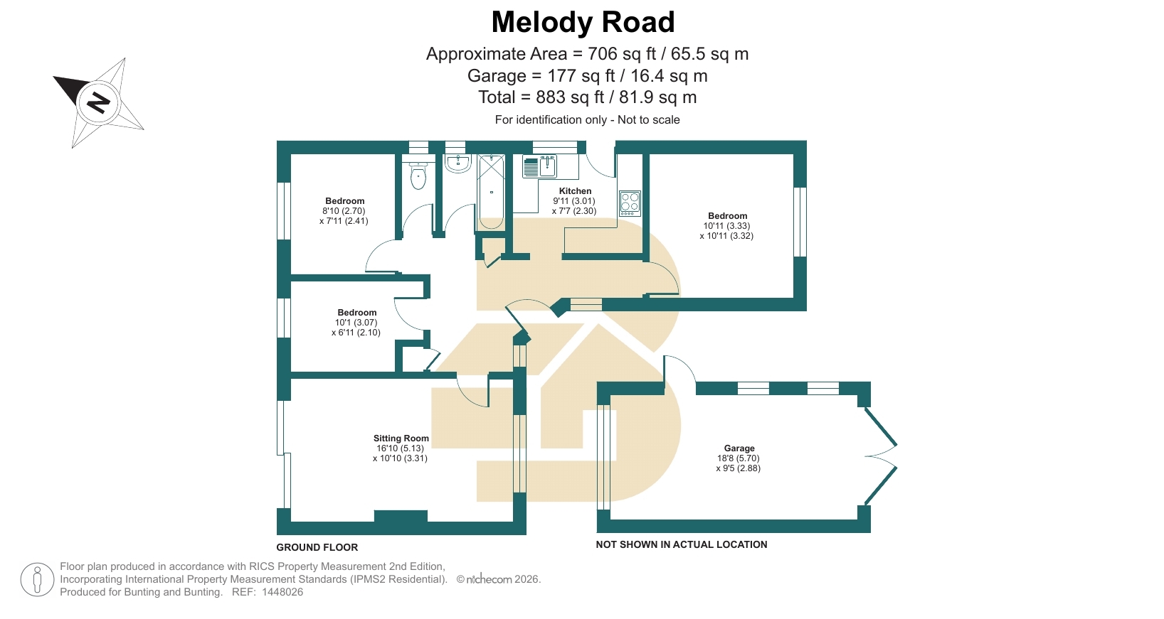 42, Melody Road, Westerham floorplan