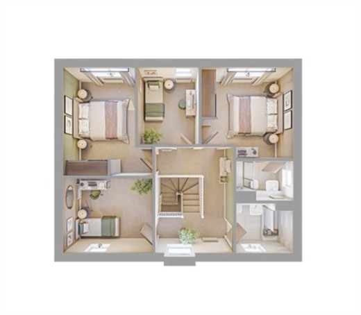 Red Oak Drive Blackboys, Uckfield floorplan