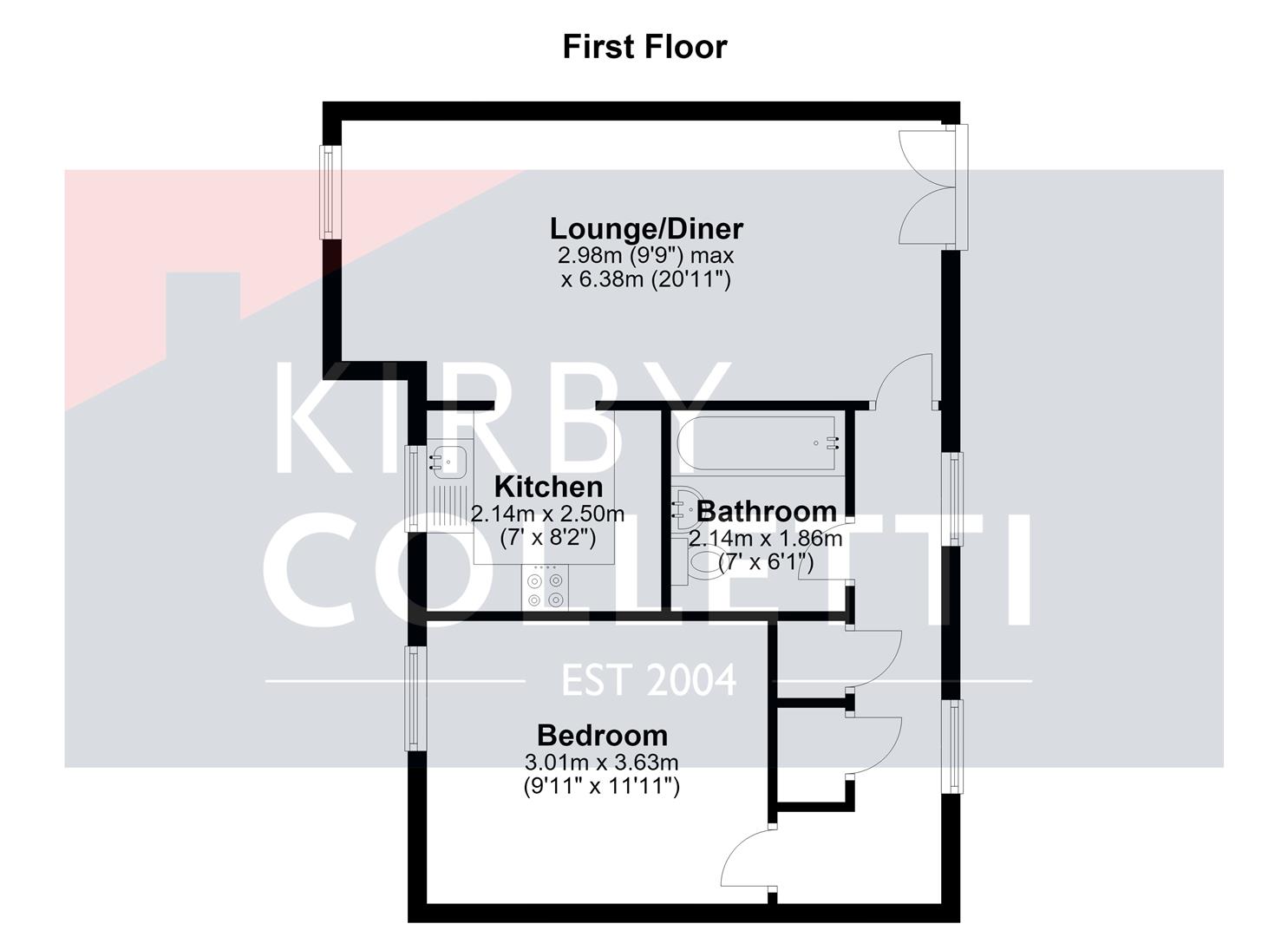 28, St. Cross Court, Hoddesdon floorplan