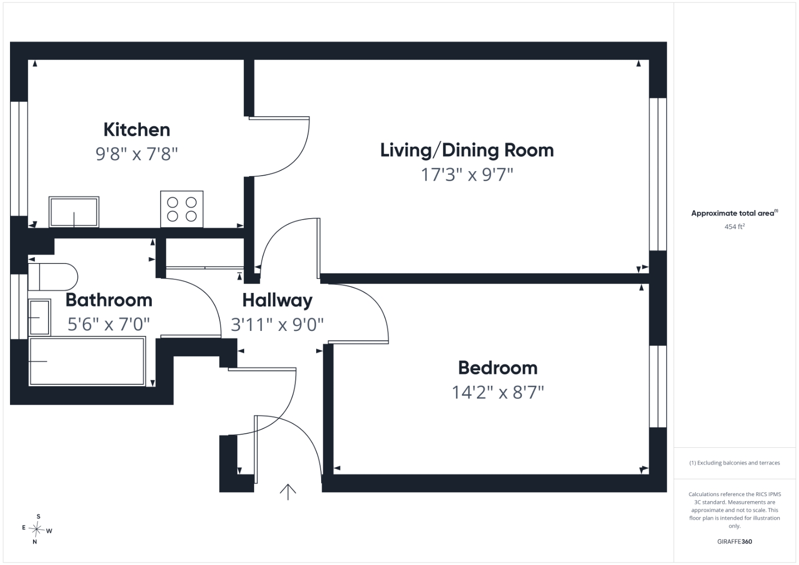 Elizabeth Walk, Reading floorplan