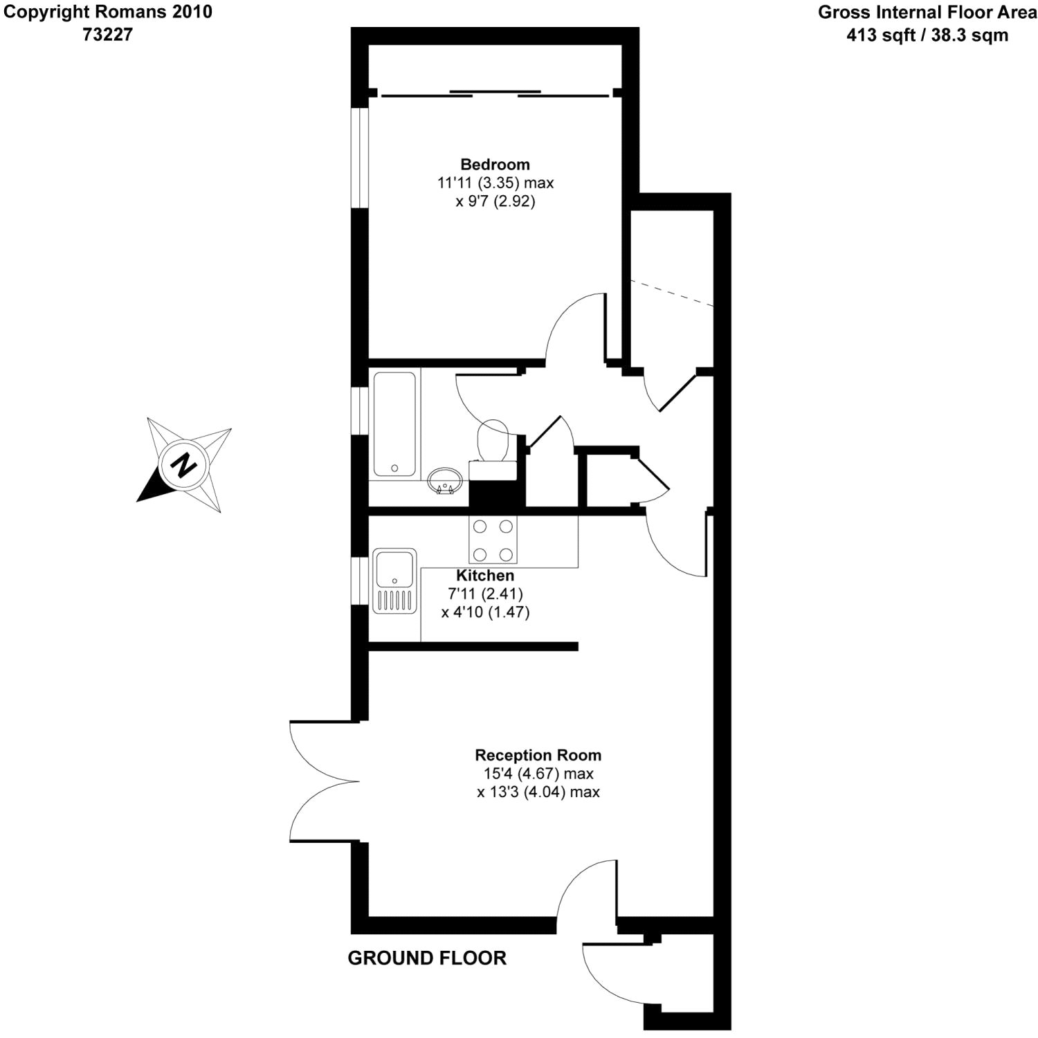 1 Bedrooms Maisonette for sale in Sharpthorpe Close, Lower Earley, Reading RG6