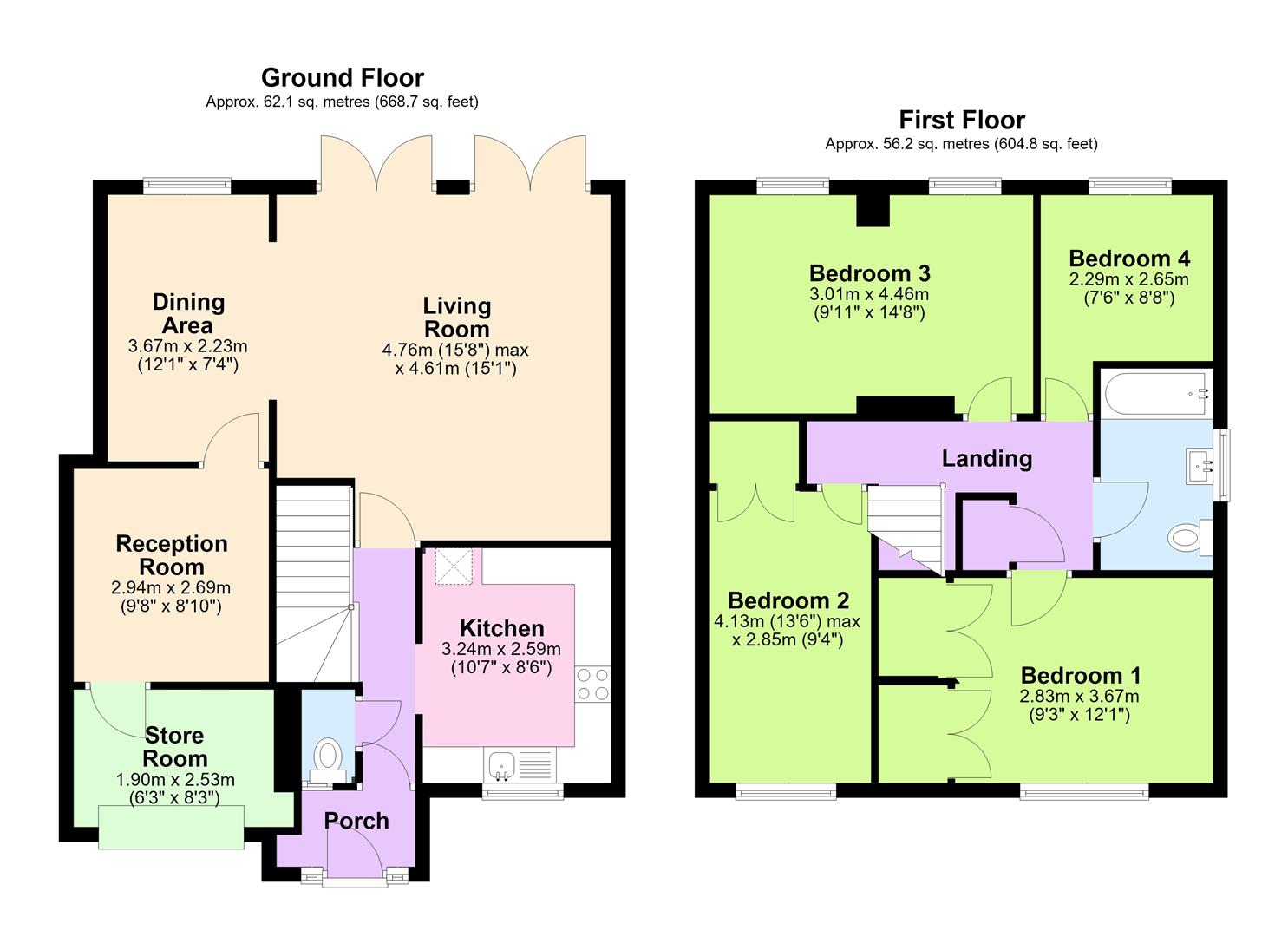 16, Grosvenor Place, Hereford floorplan