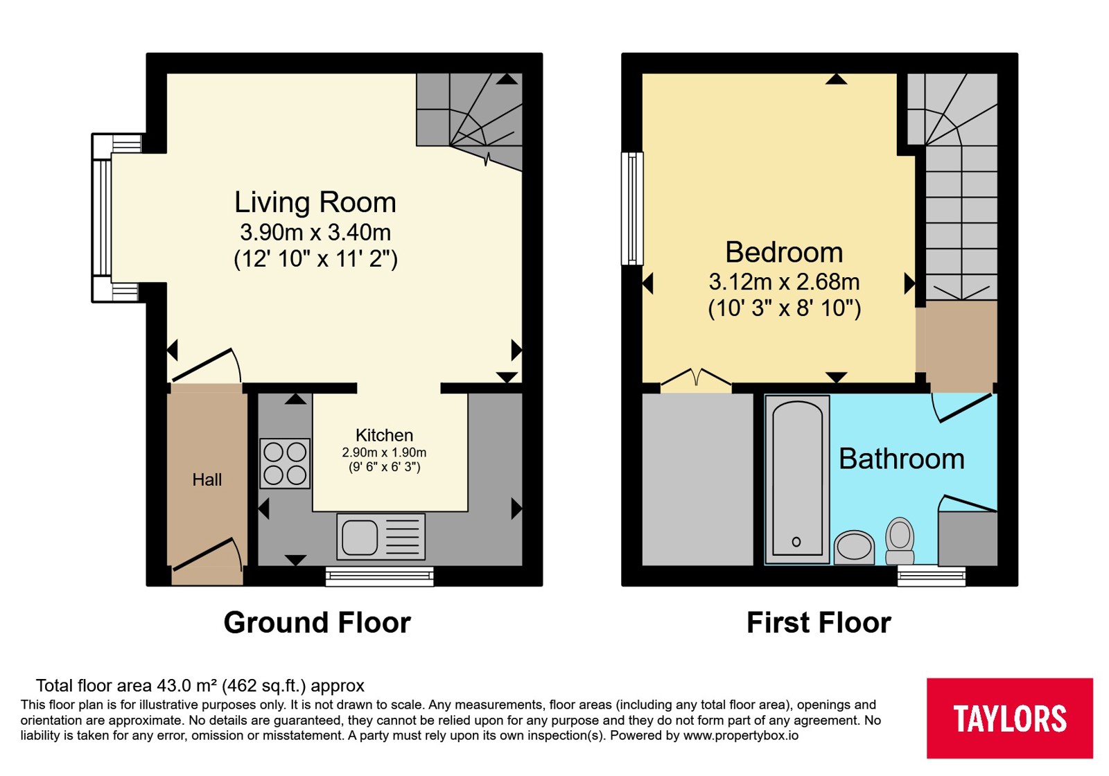 19, Lisle Close, Wiltshire floorplan