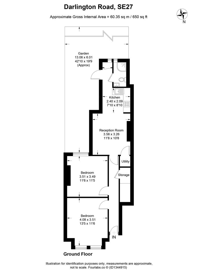Darlington Road, London floorplan