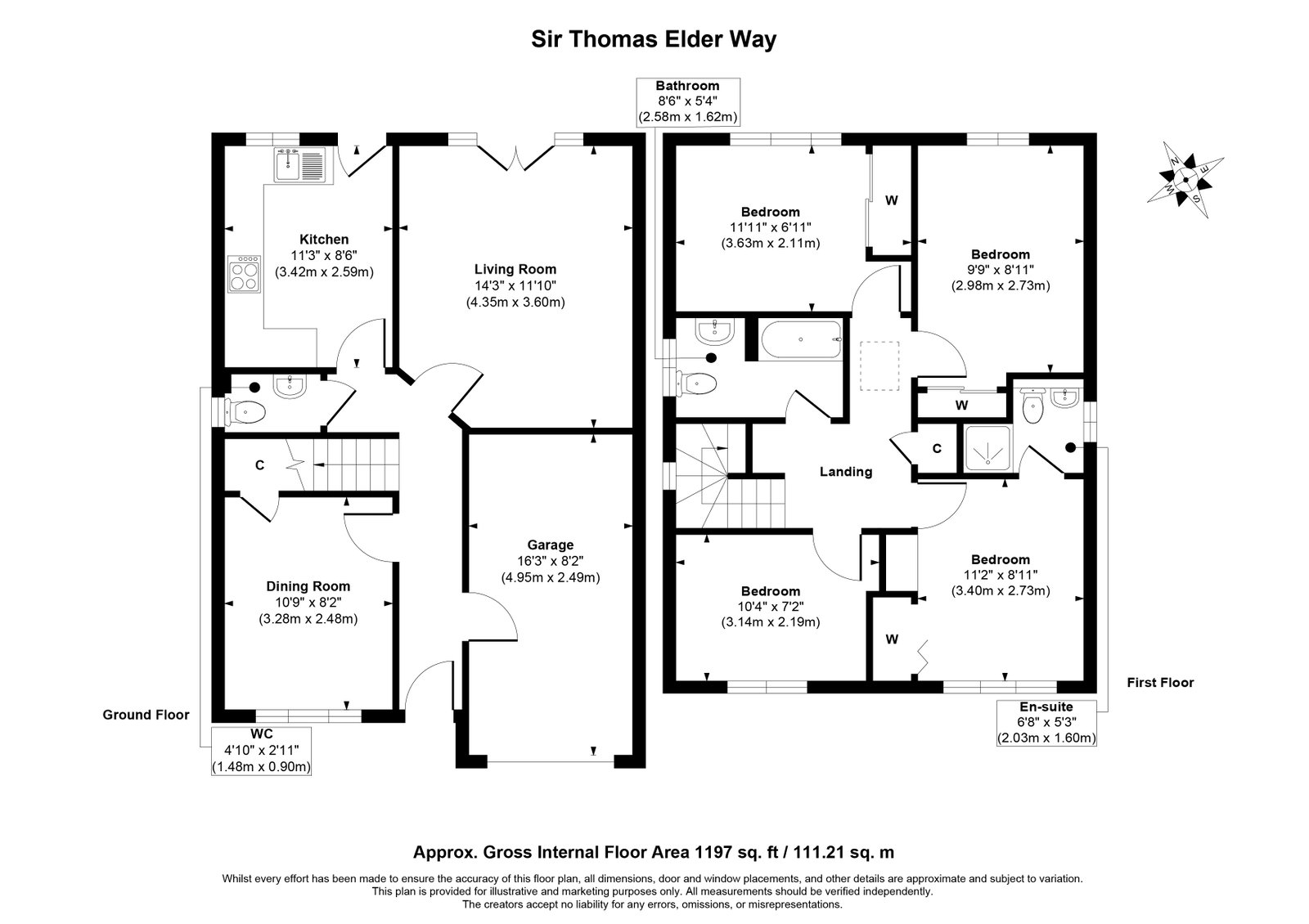 18, Sir Thomas Elder Way, Kirkcaldy floorplan