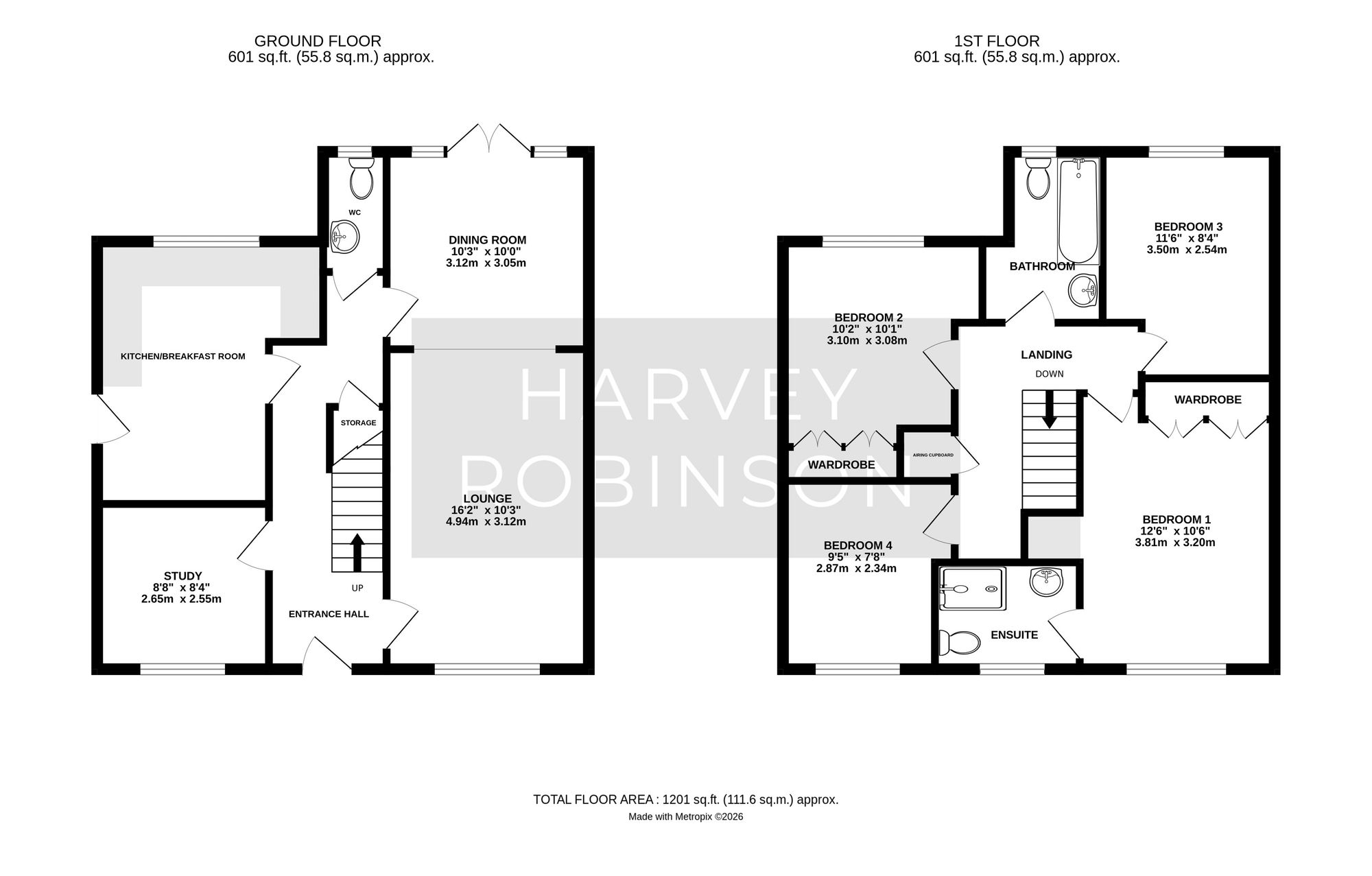 12 Flawn Way, St. Neots floorplan