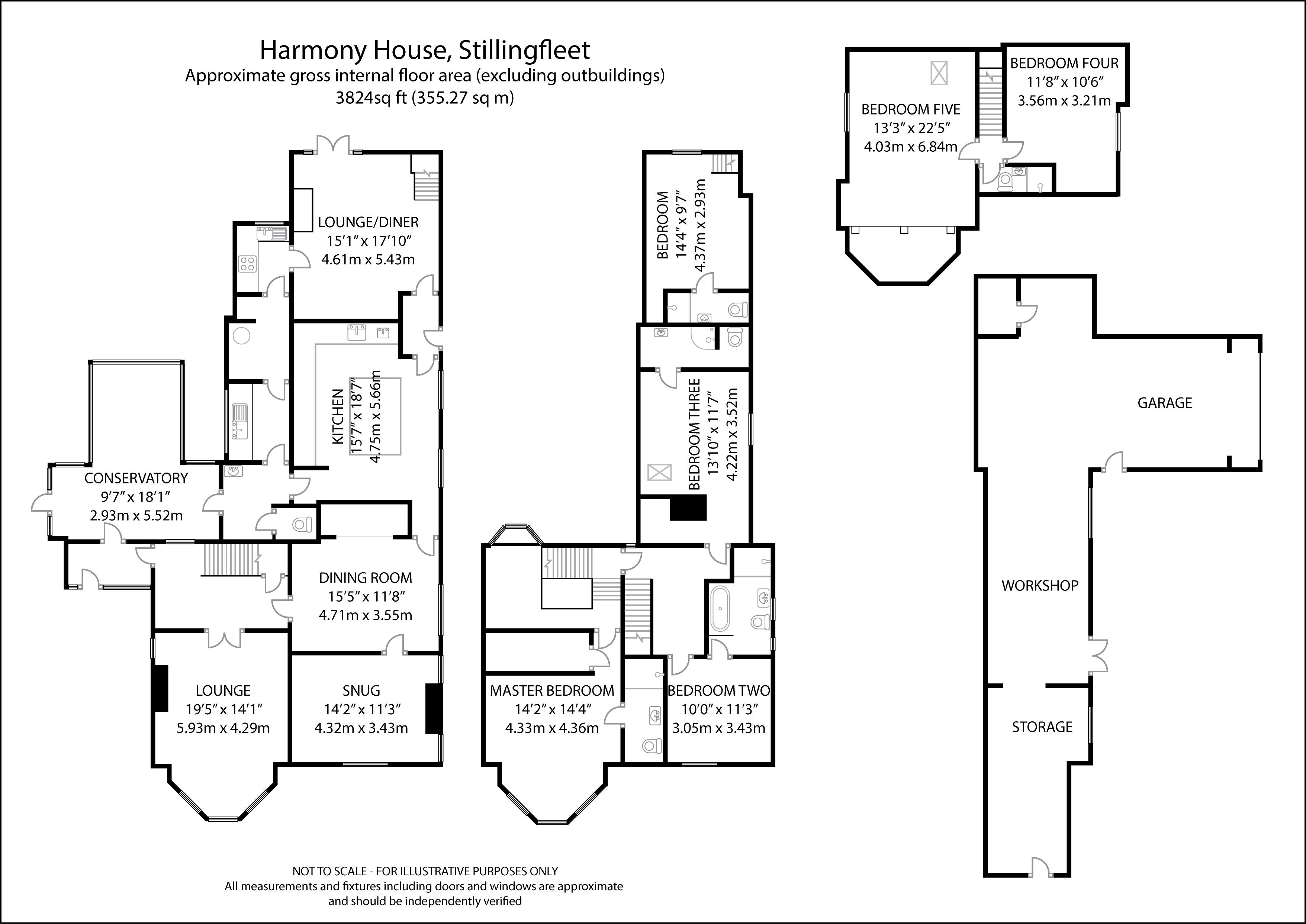 5 Bedrooms  for sale in Harmony House, The Green, Stillingfleet, York YO19