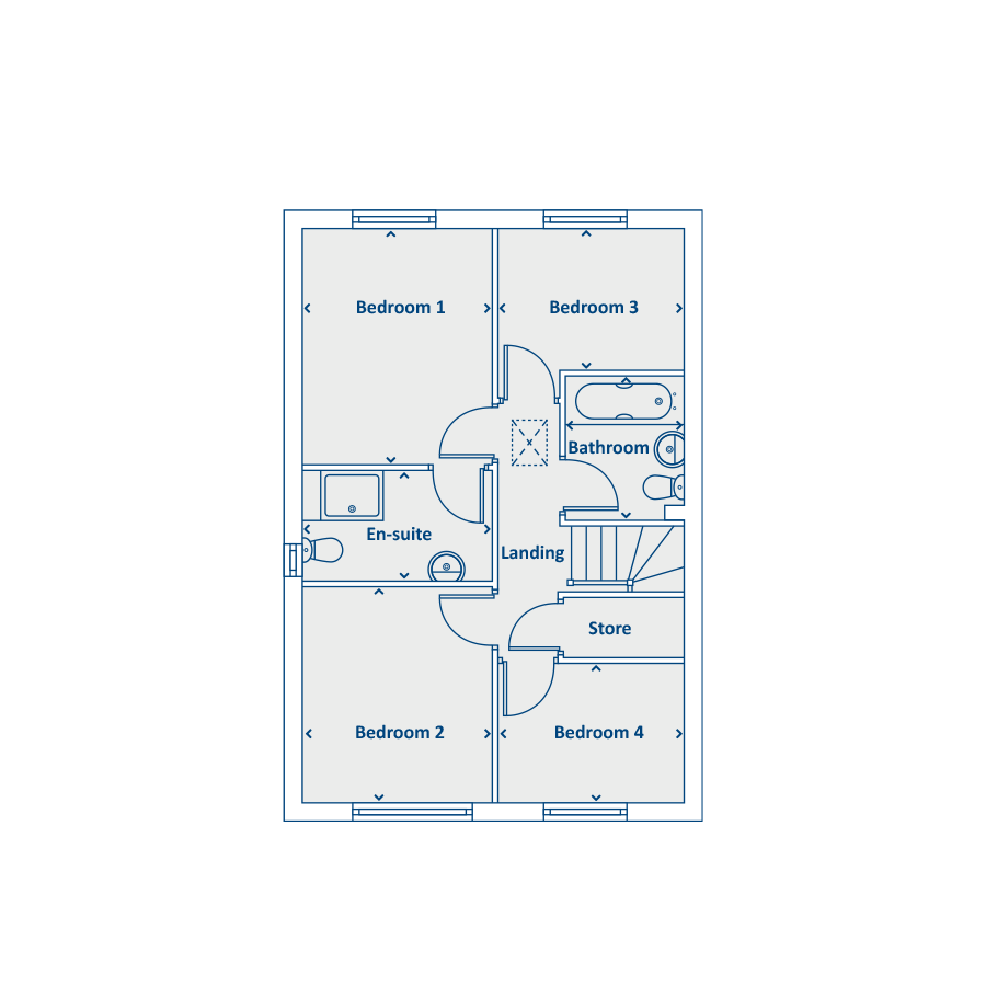 "Rothway" at Westway, Eastfield, Scarborough YO11, 4 bedroom property