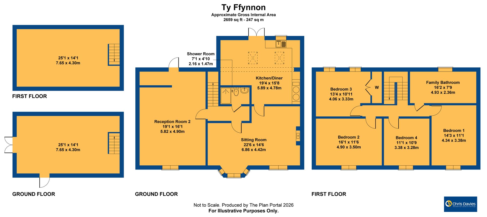 Ty Ffynnon, Llantwit Major floorplan