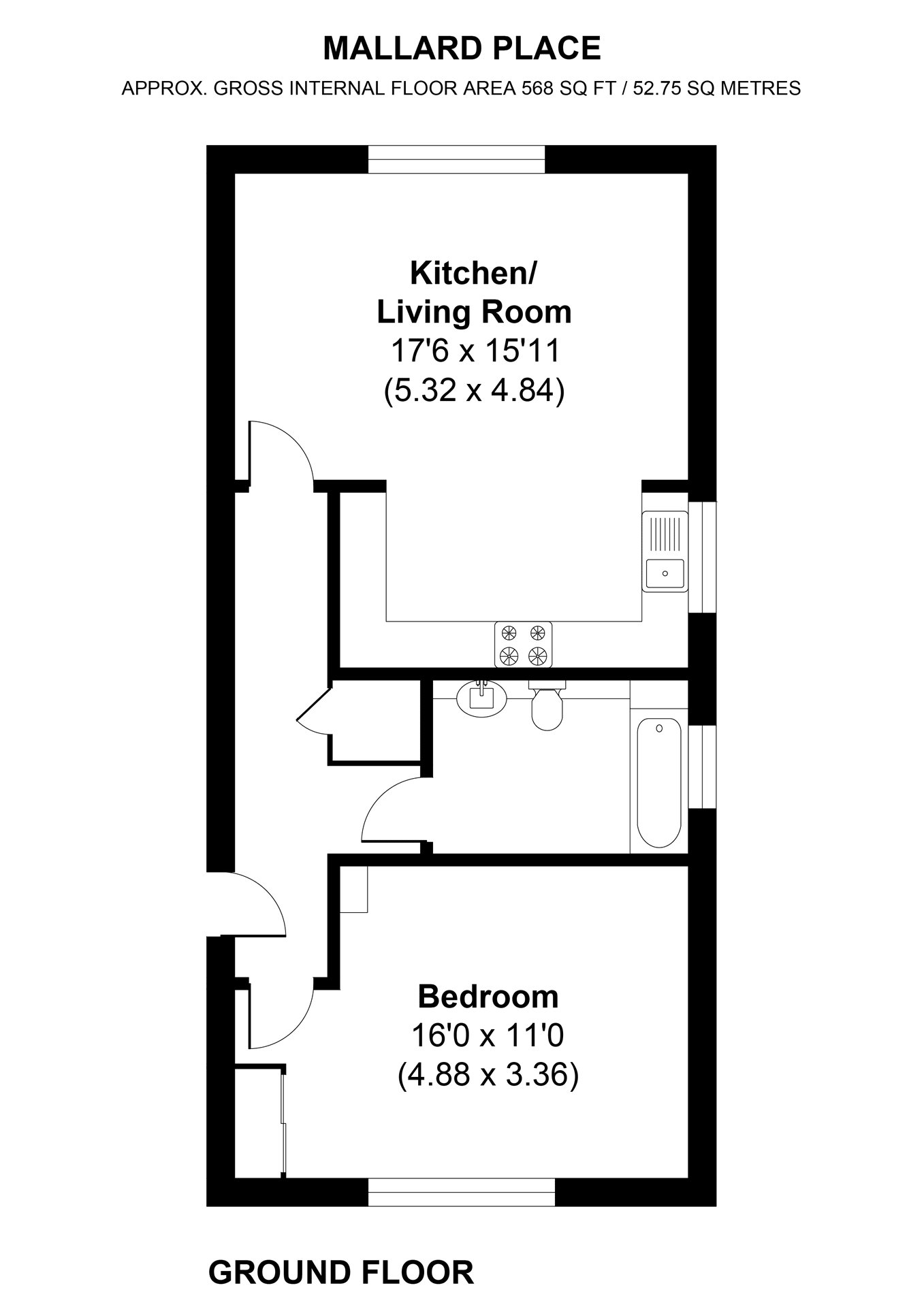 Mallard Place, Farnborough floorplan