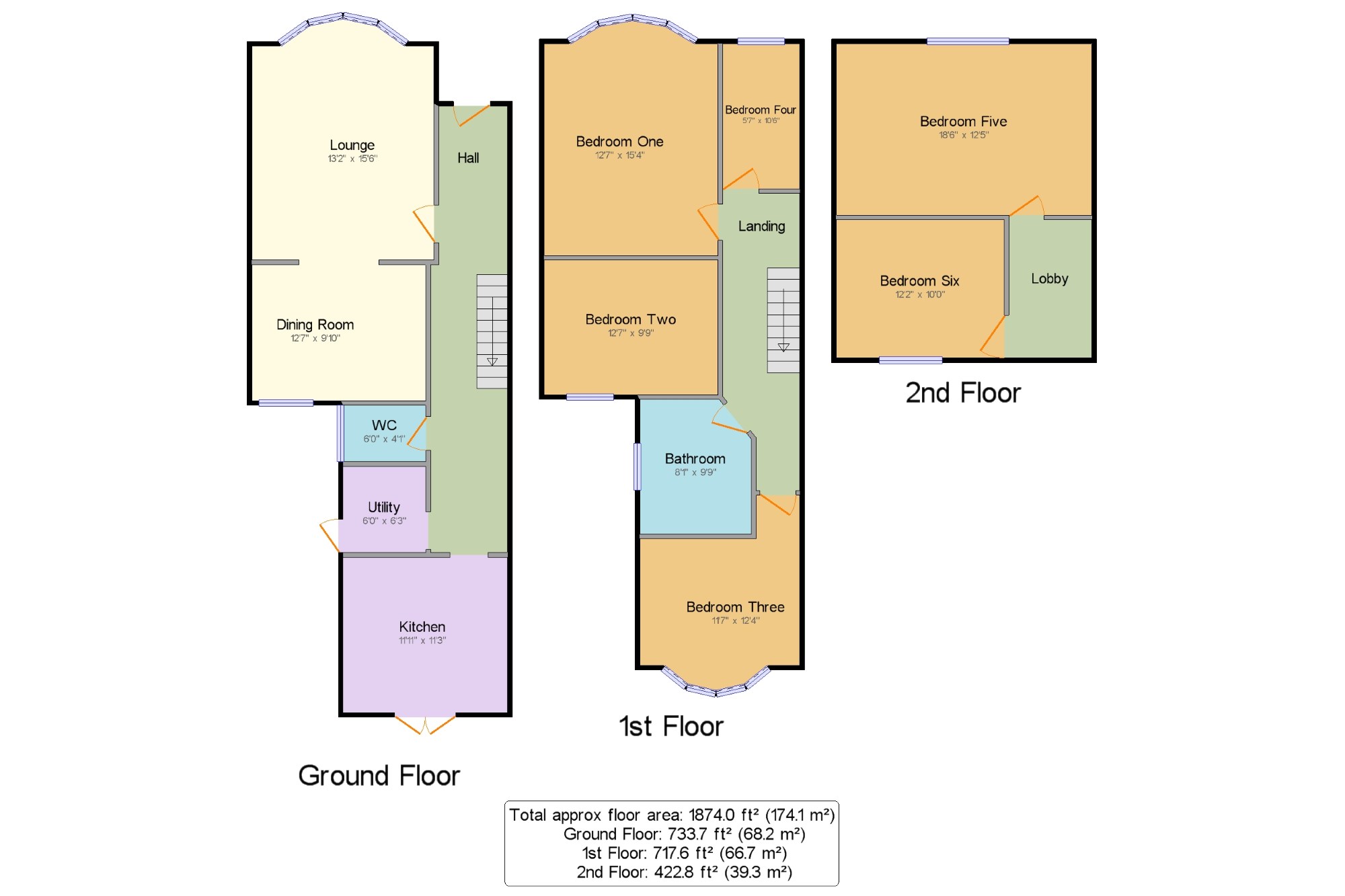 6 Bedrooms Terraced house for sale in Broadway, Abington, Northampton, Northamptonshire NN1