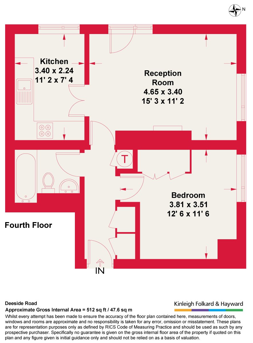 Deeside Road, London floorplan