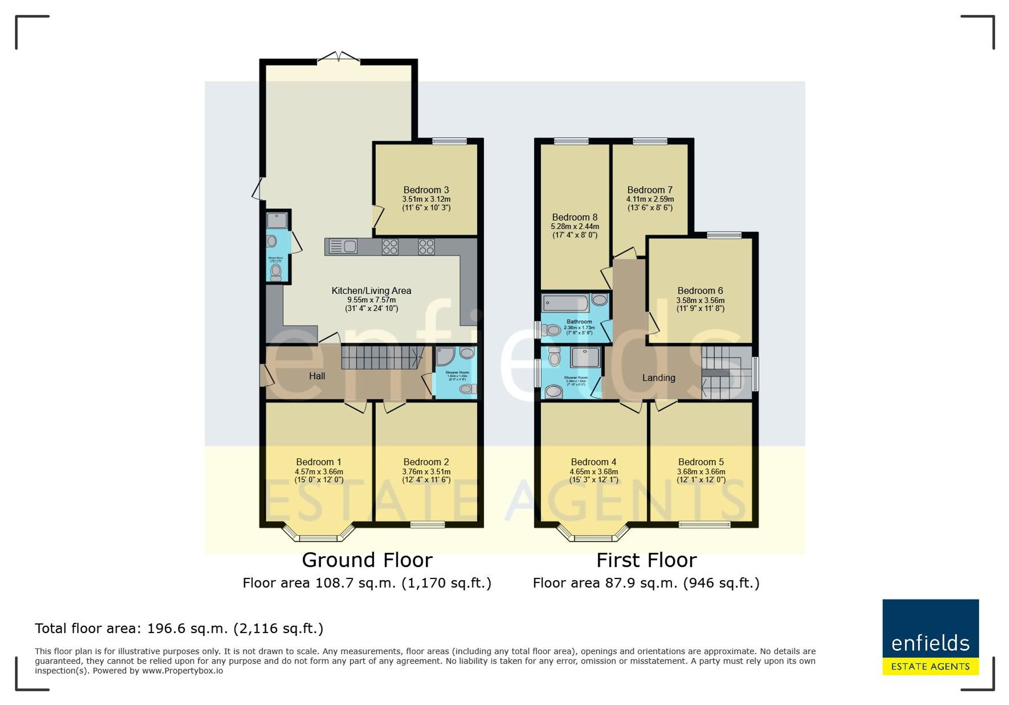 142 Alma Road, Bournemouth floorplan