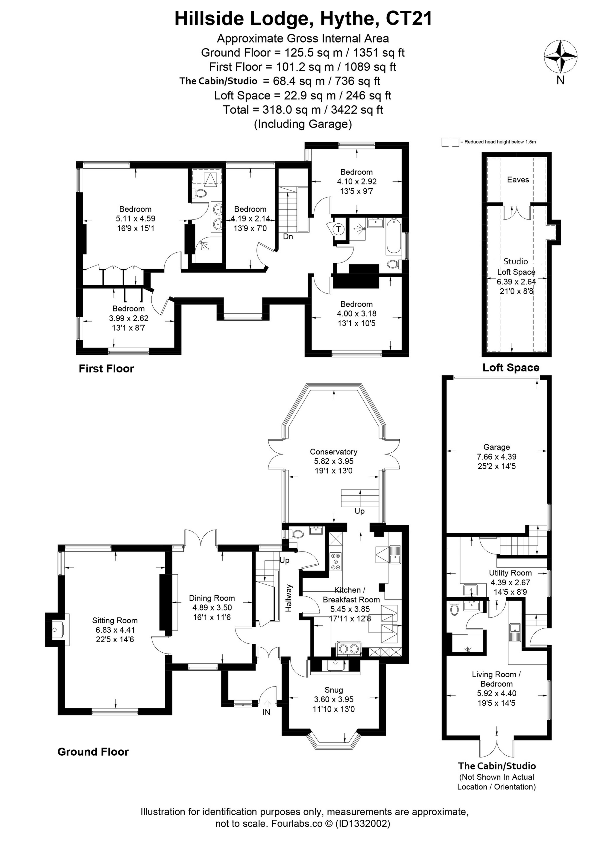 Hillside Lodge, London Road, Hythe floorplan