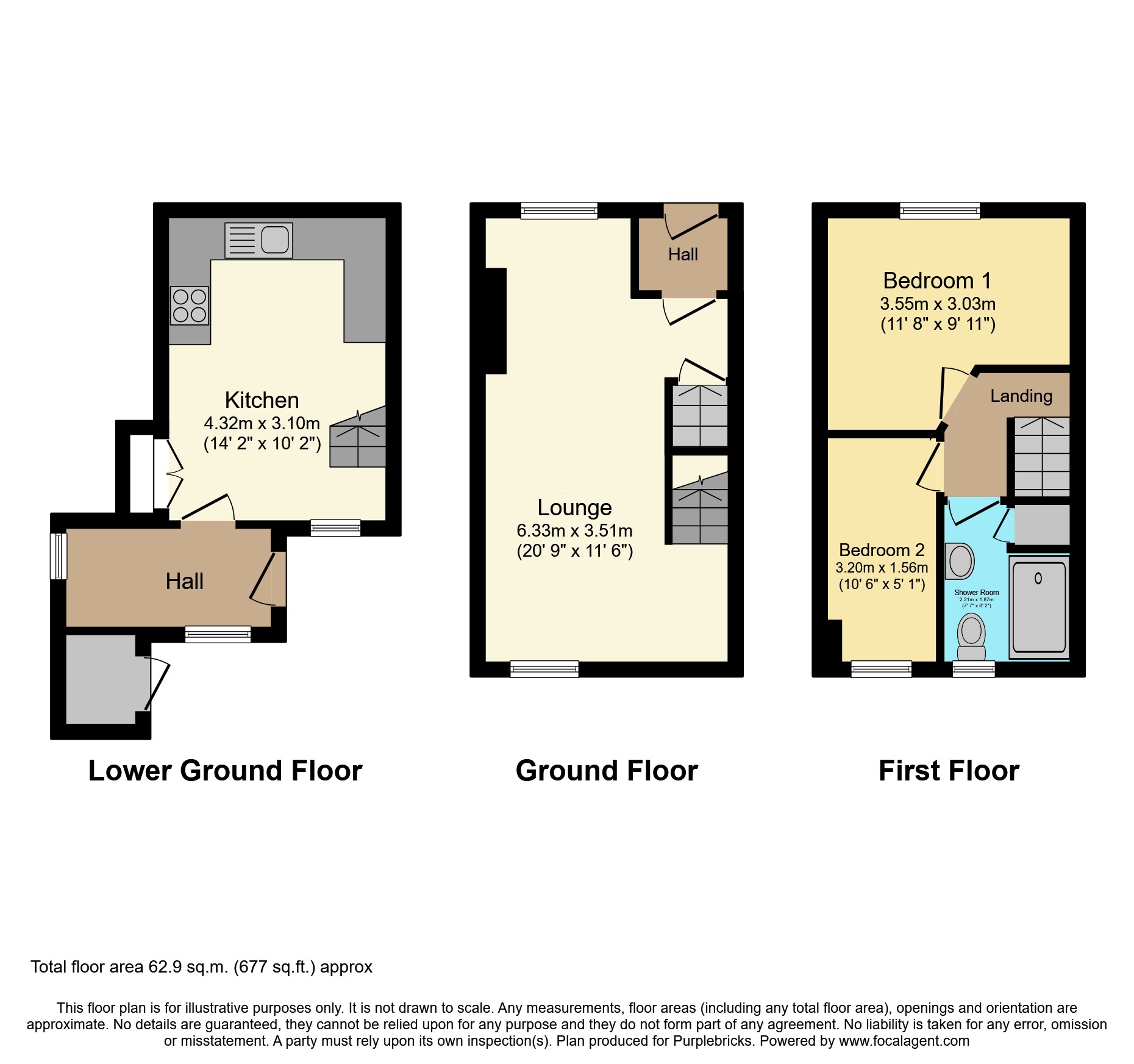 1, Fron Heulog, Penrhyndeudraeth floorplan