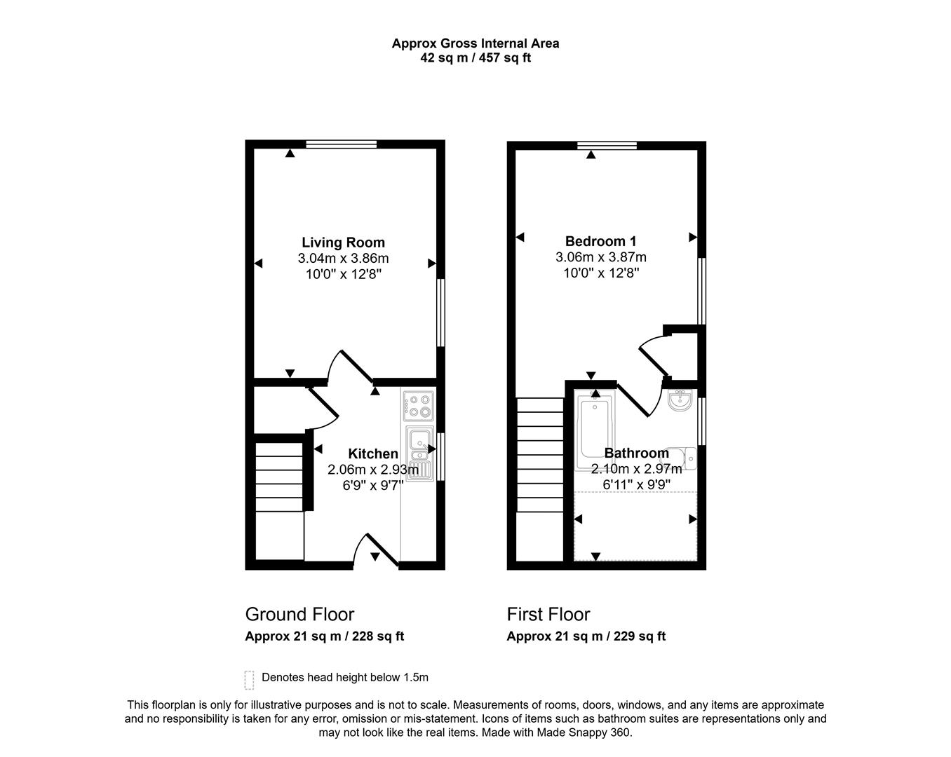 Moorhouse Cottage The Annexe Moorhouse Lane Hallen, Bristol floorplan