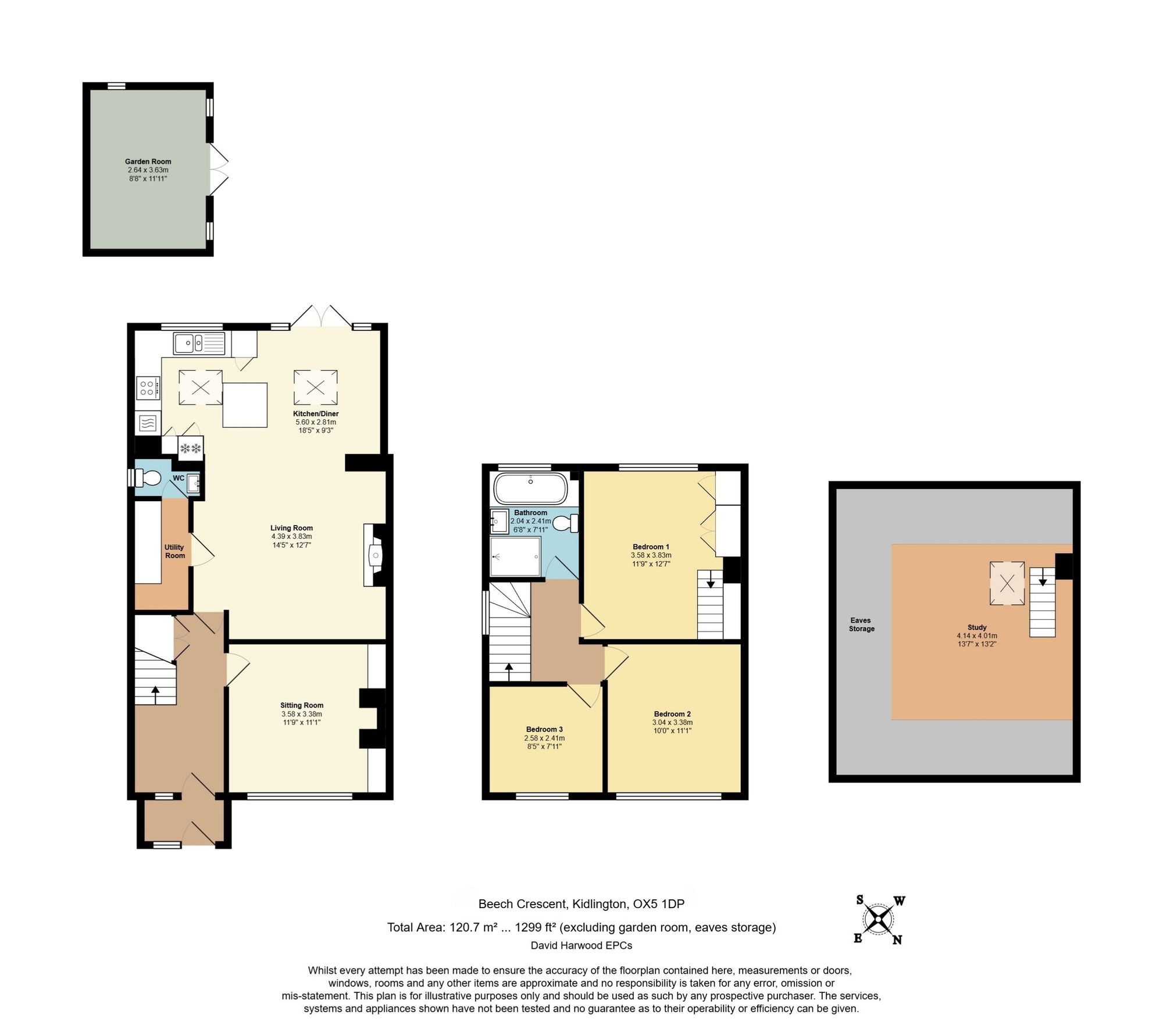 57 Beech Crescent, Kidlington floorplan
