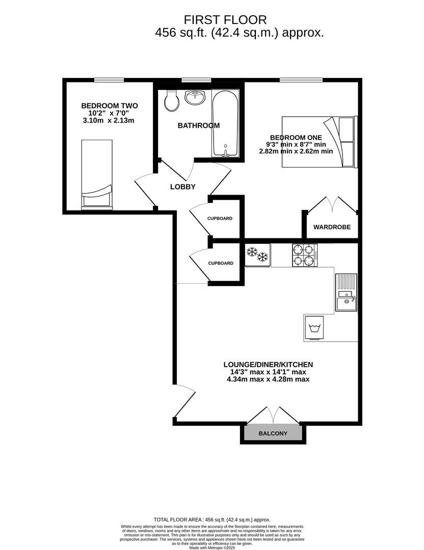 Flat 2, 88, Argyle Street, Swindon floorplan