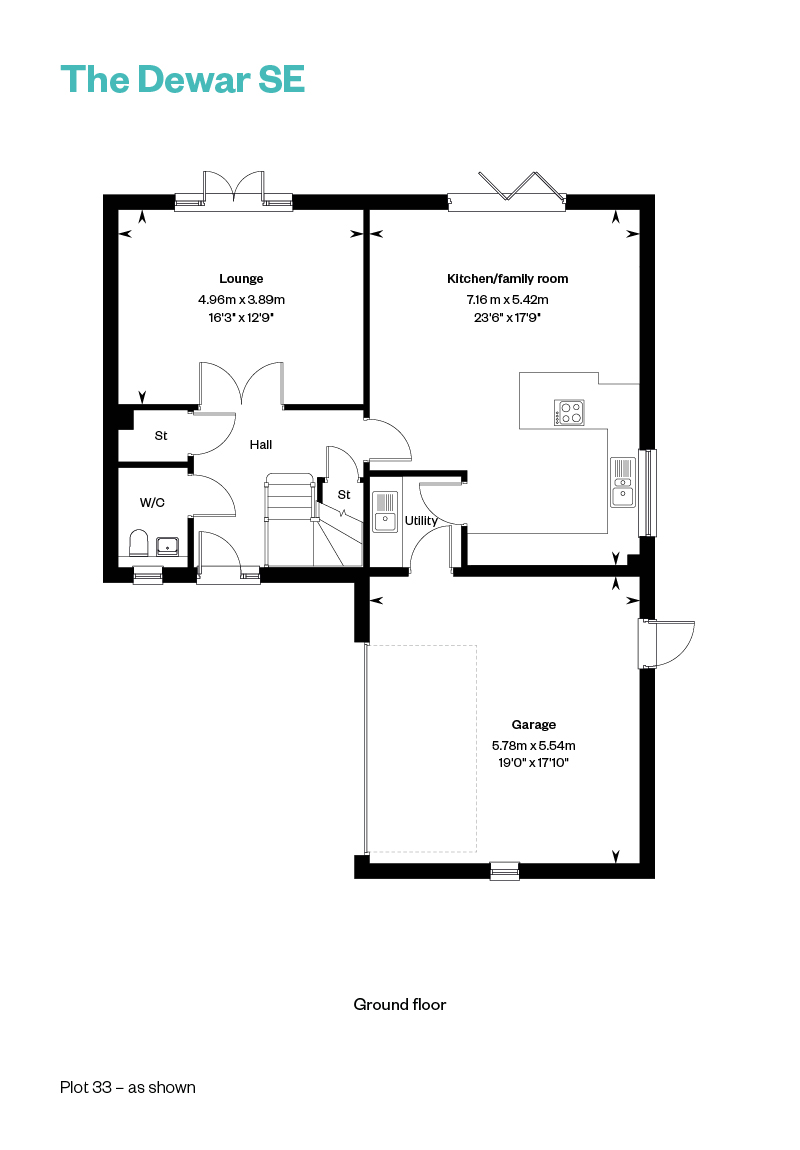33, Springfield Road, Barrhead, G78 2Gd floorplan