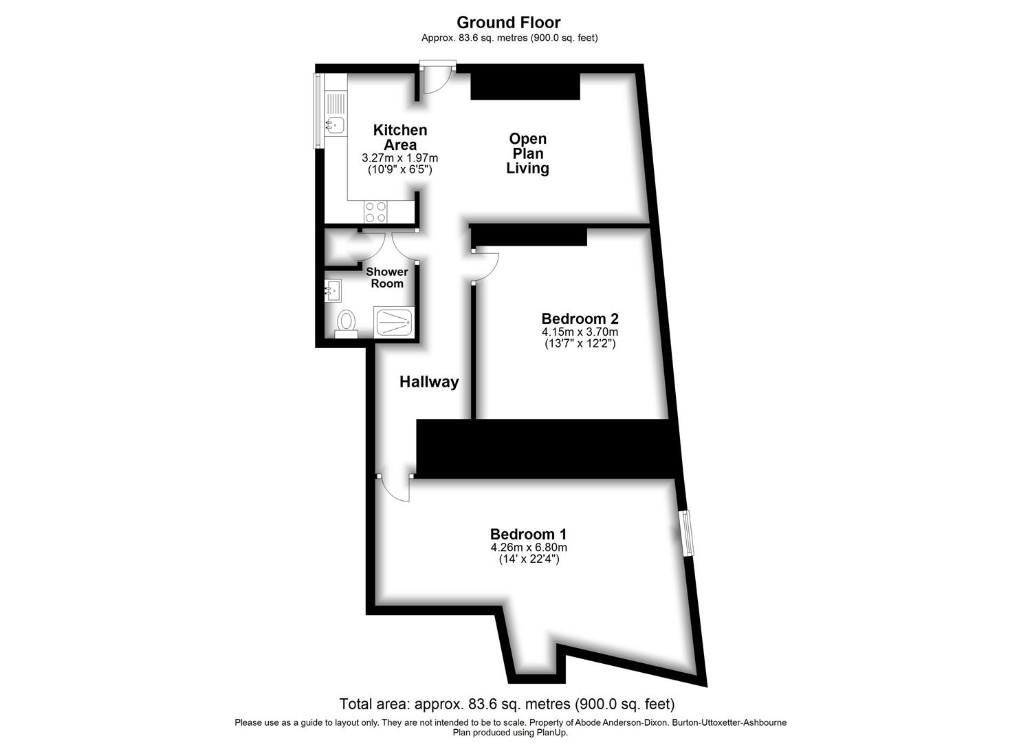 Flat 5, 1, Horninglow Street, Burton-On-Trent floorplan