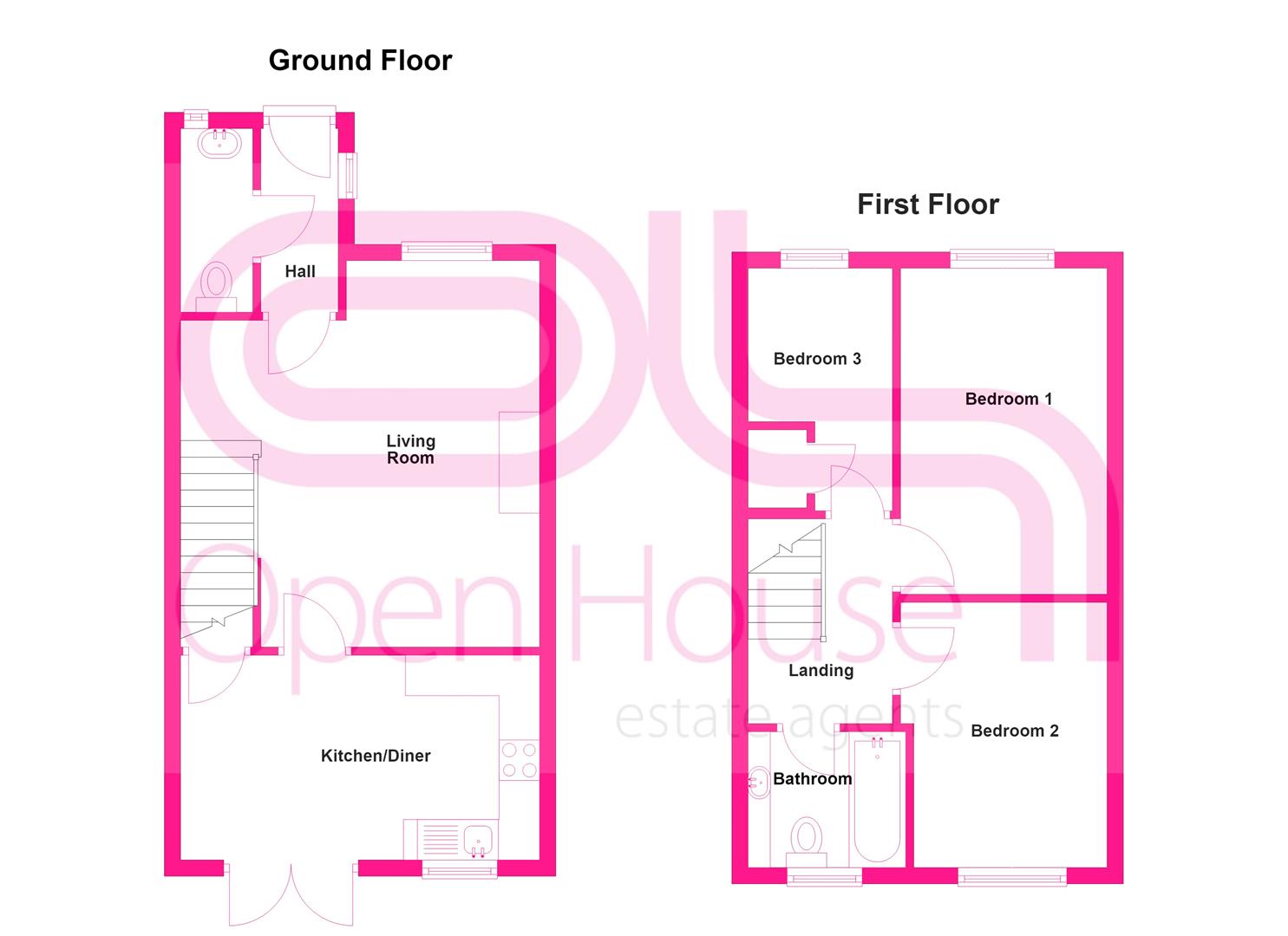 25, Elmridge Way, Northwich floorplan