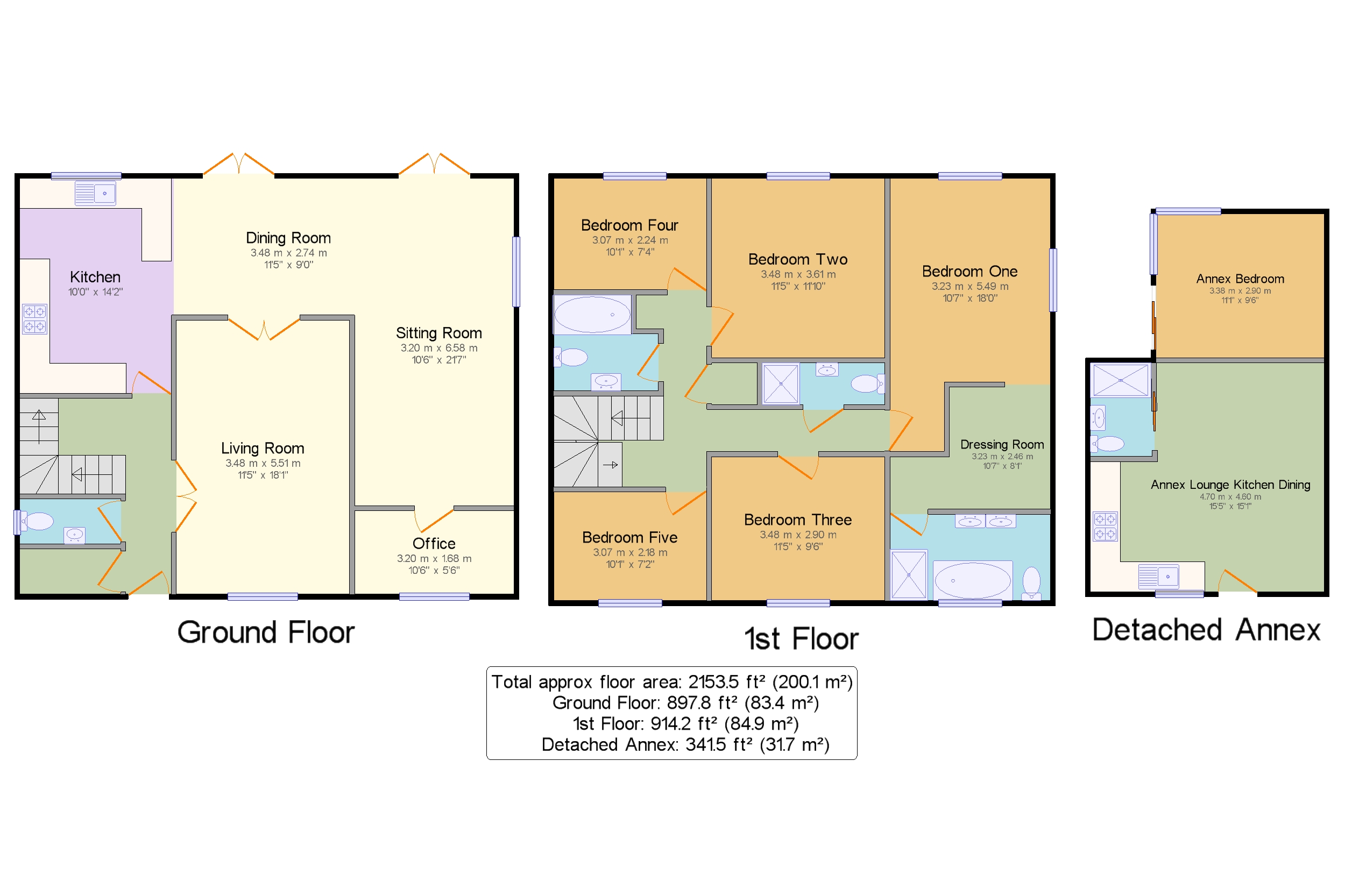 7, Hill Drive, High Peak floorplan