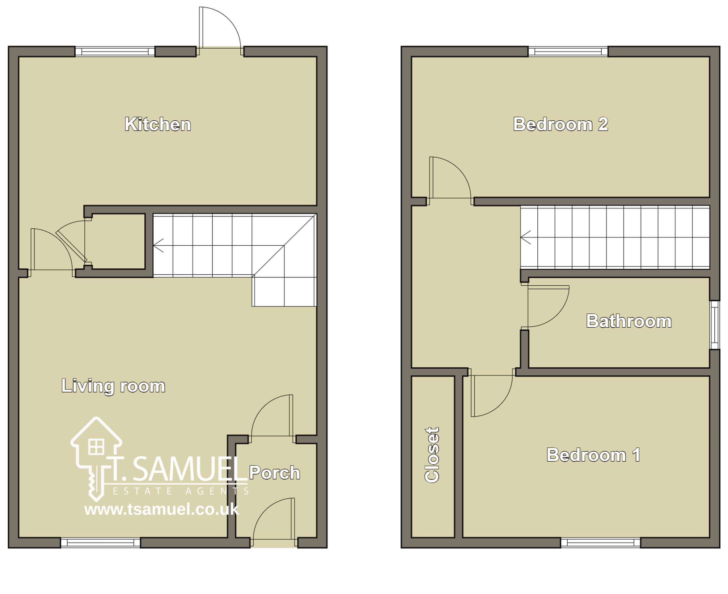 34 Brynderwen, Pontypridd floorplan