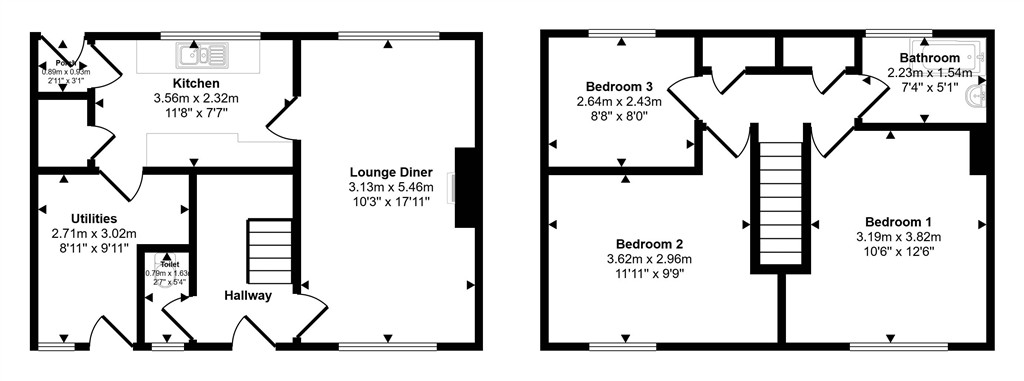 19, Higham Gardens, HASTINGS floorplan