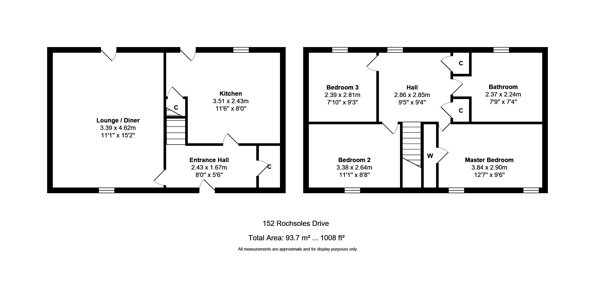 3 Bedrooms Terraced house for sale in Rochsoles Drive, Rochsoles, Airdrie ML6