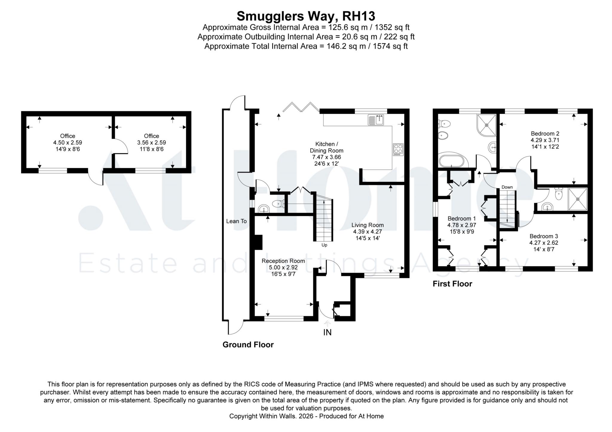 55, Smugglers Way, Horsham floorplan
