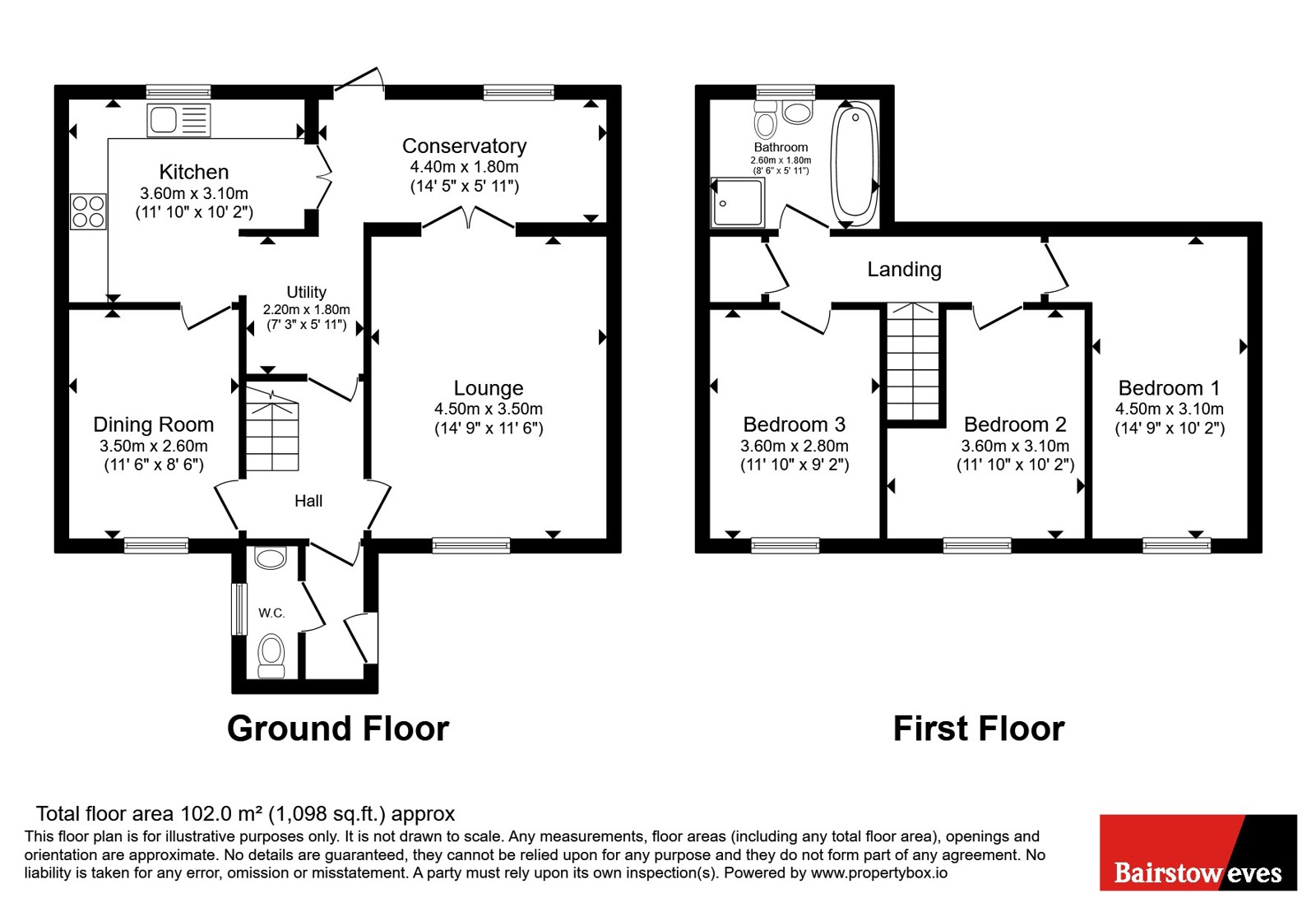 46, Elm Green, Basildon floorplan