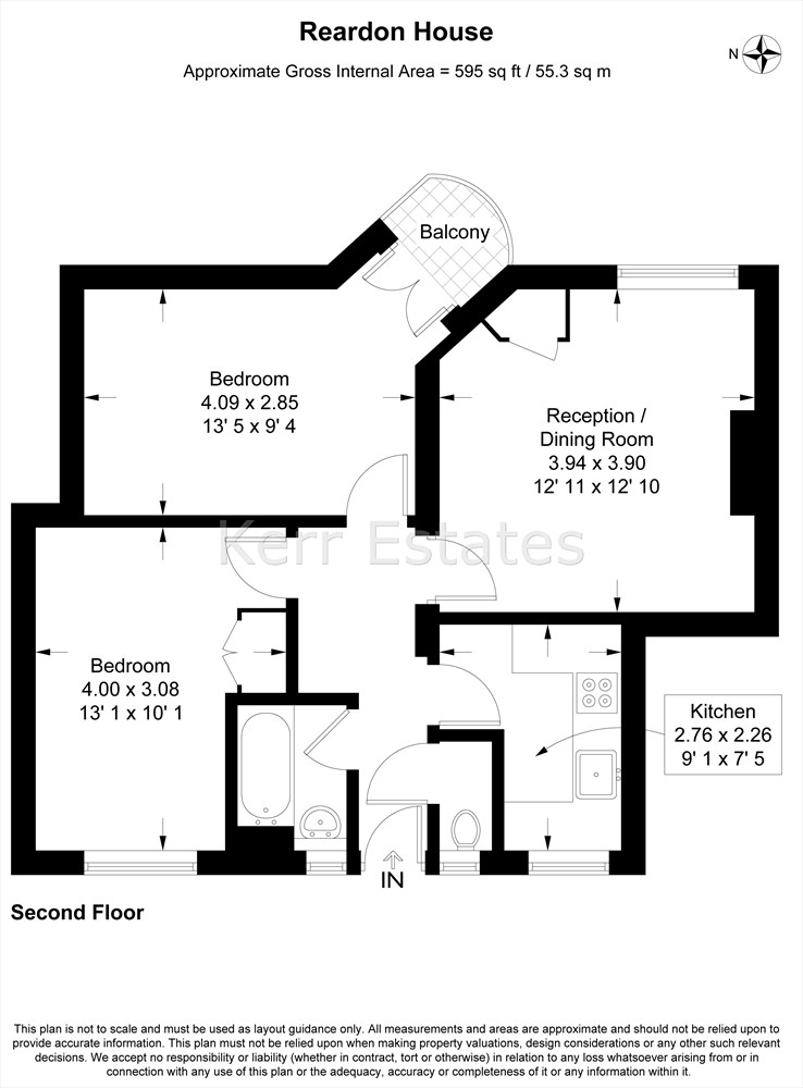 Reardon Street, Greater London floorplan