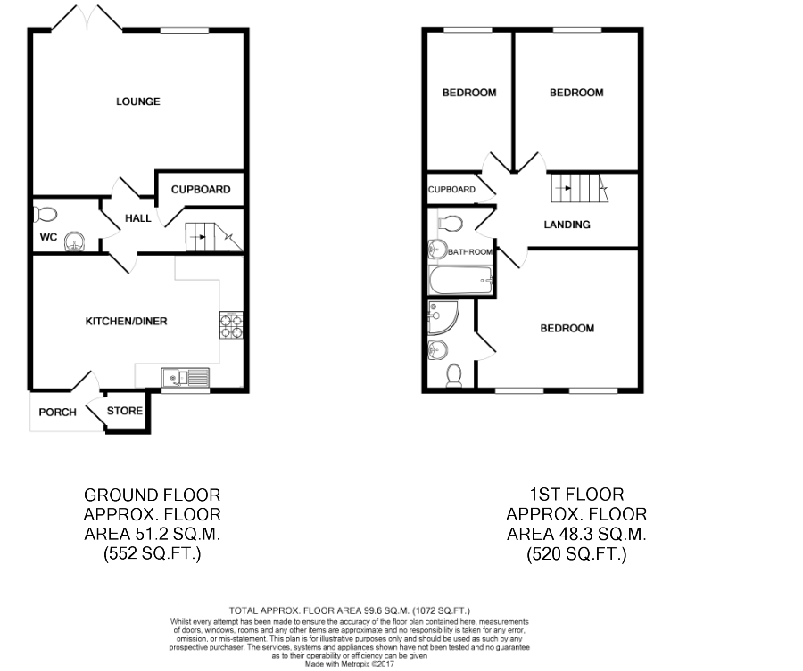 3 Old Brew House Court, Eye floorplan