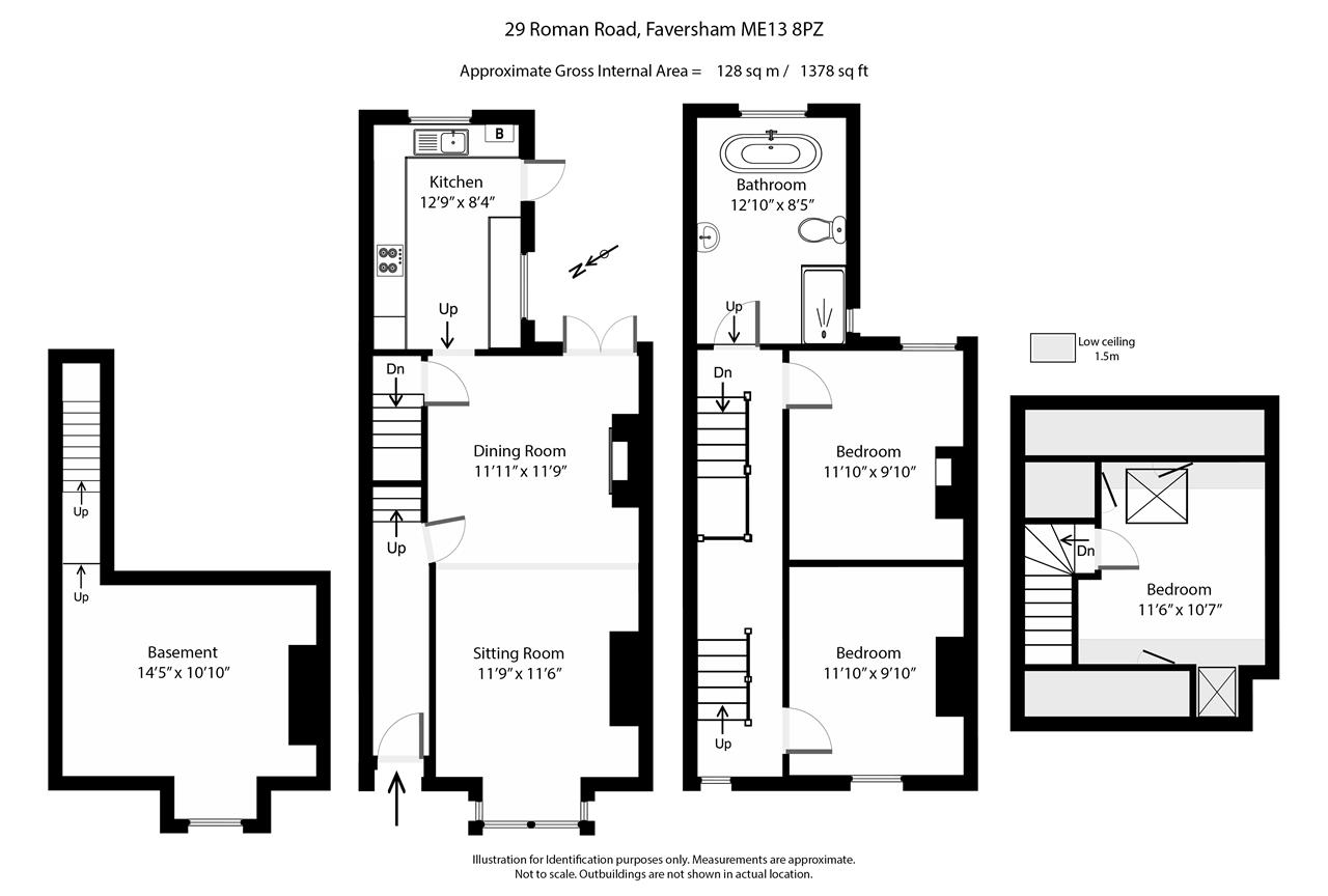 3 bed terraced house for sale in Roman Road, Faversham ME13 Zoopla