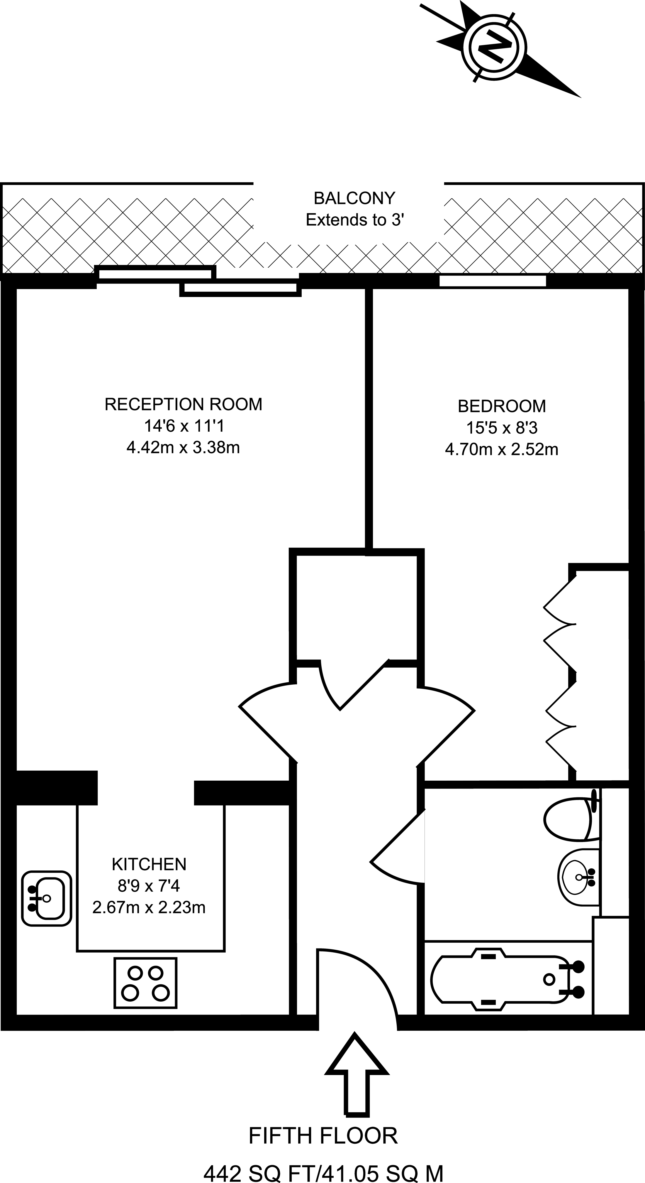 1 Bedrooms Flat to rent in Explorers Court, Docklands E14