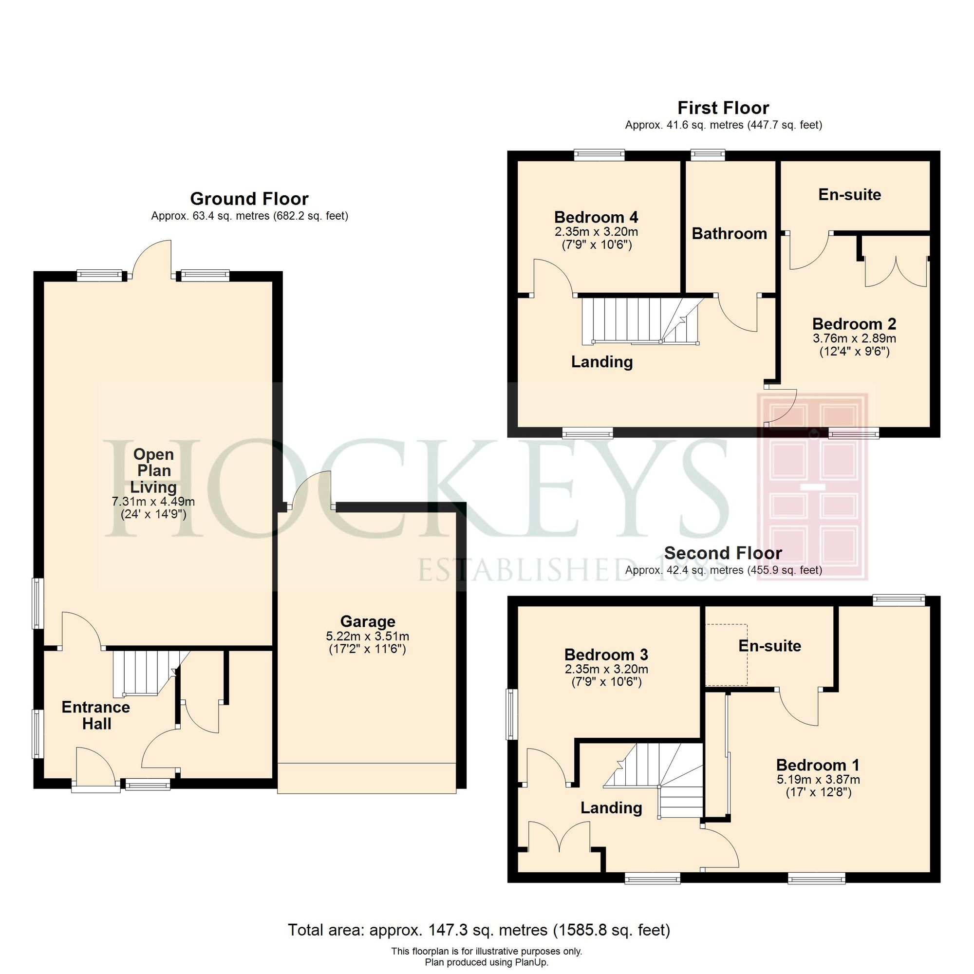 14 Cedar Road, Cambridge floorplan