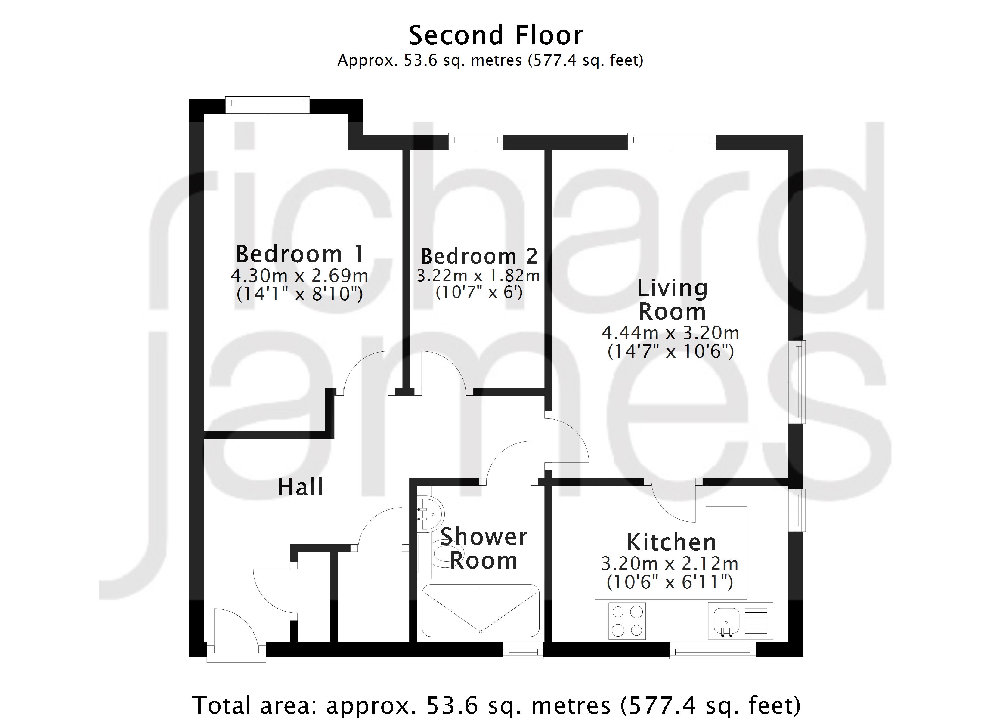2 Bedrooms Flat for sale in Cirencester Court, Drove Road, Old Town, Swindon SN1