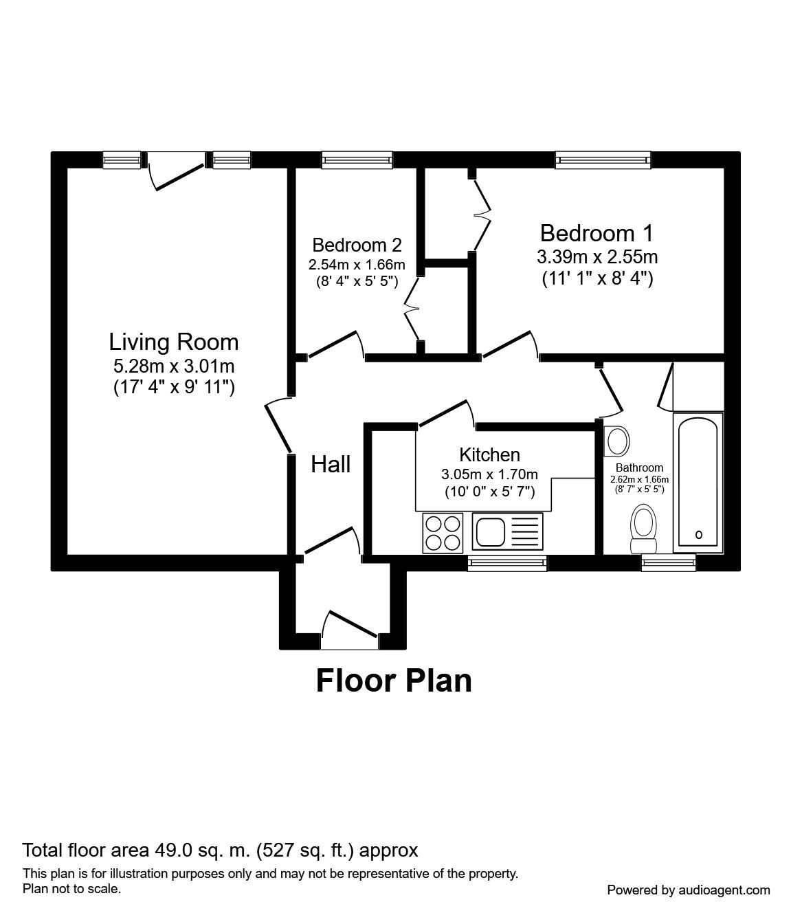 2 Bedrooms Bungalow to rent in Stonethwaite Close, Wigan WN3