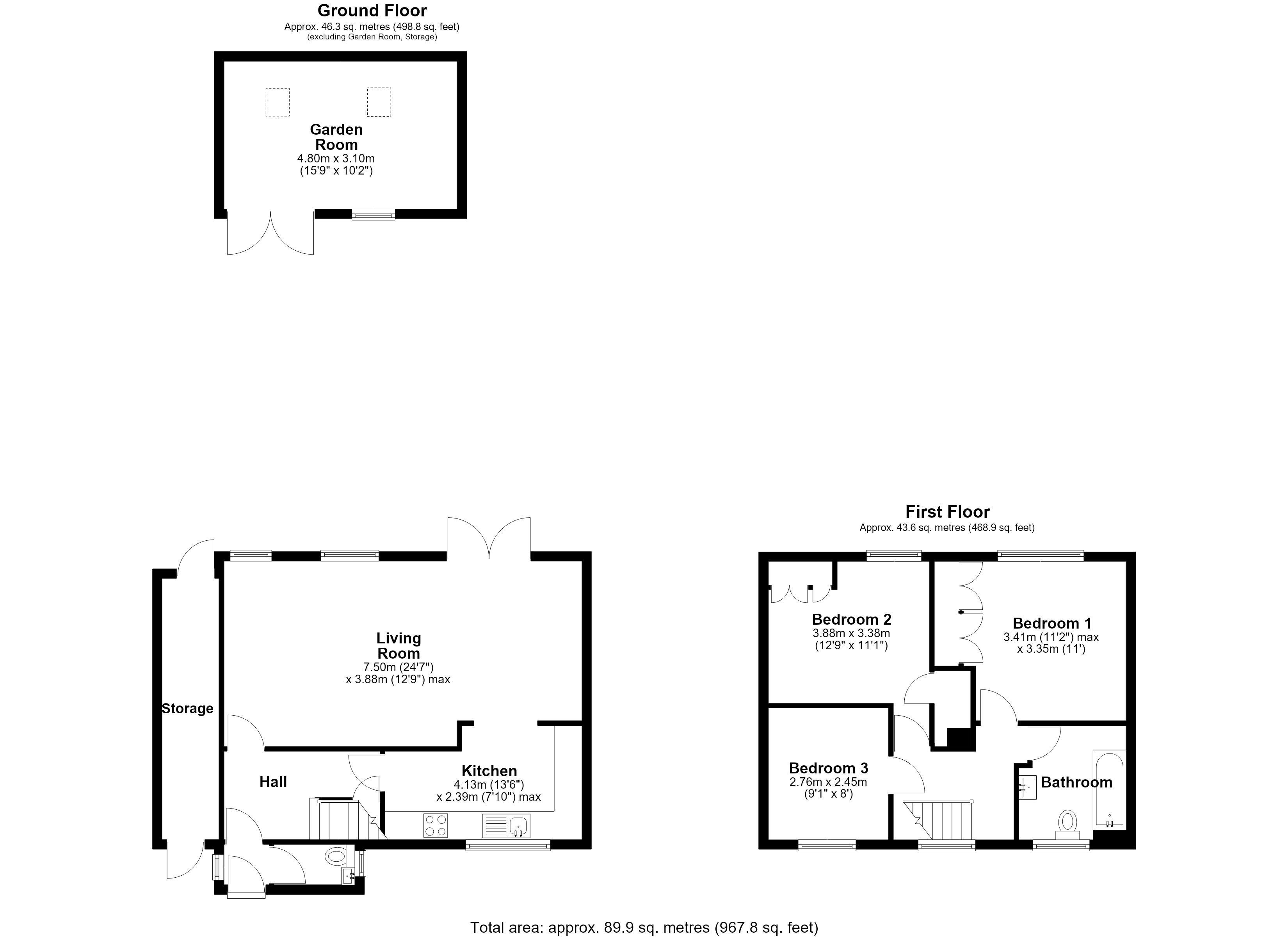 Fareham Close, Swindon floorplan