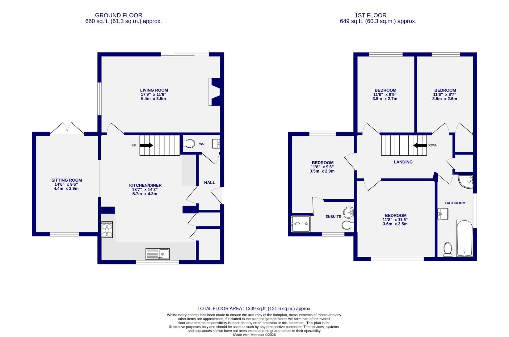 21, Mount Park, York floorplan