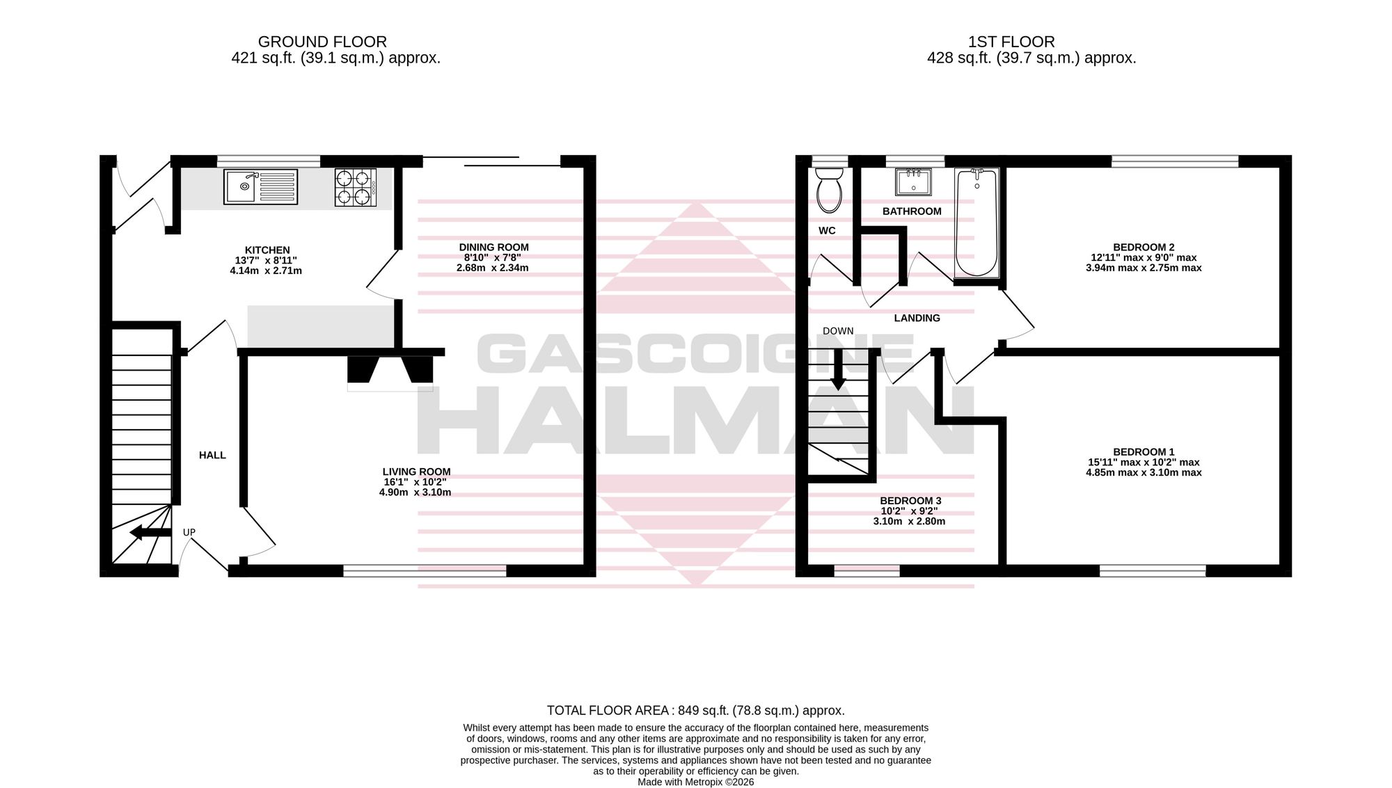 3 Hatchett Road, Manchester floorplan