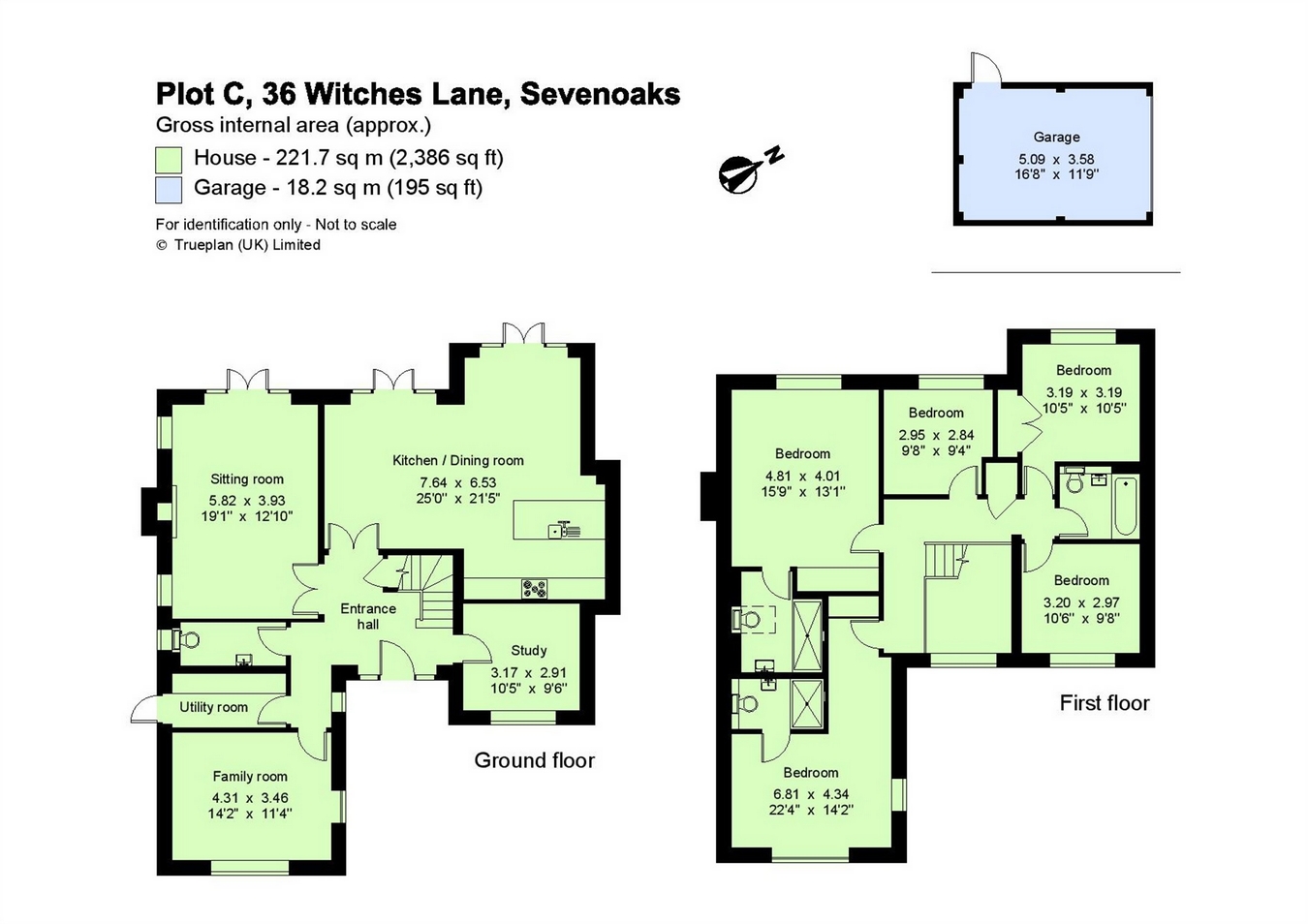 5 Bedrooms Detached house for sale in 36 Witches Lane, Riverhead, Sevenoaks, Kent TN13