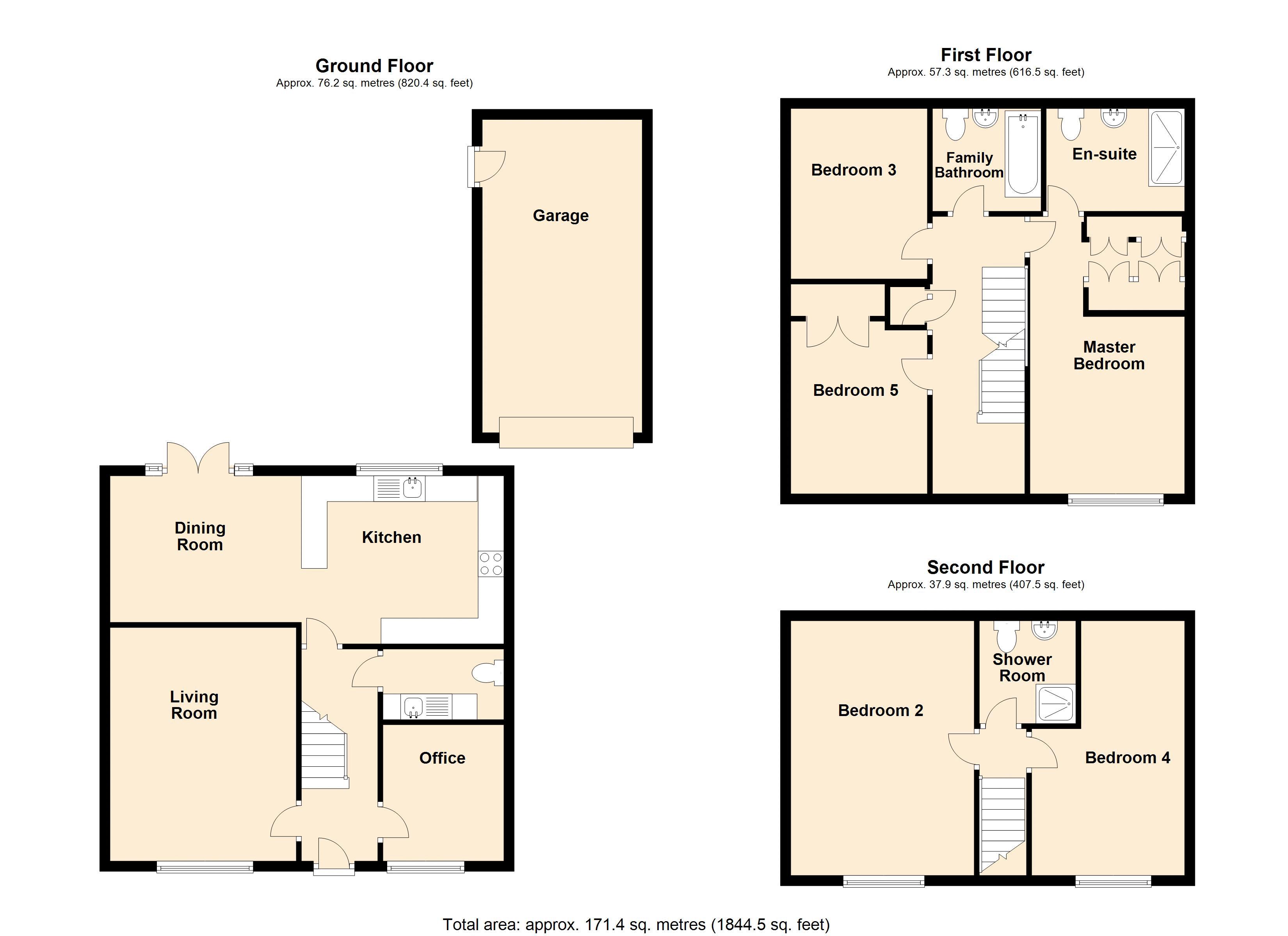 Haydock Park Drive, Bourne PE10, 5 bedroom detached house for sale