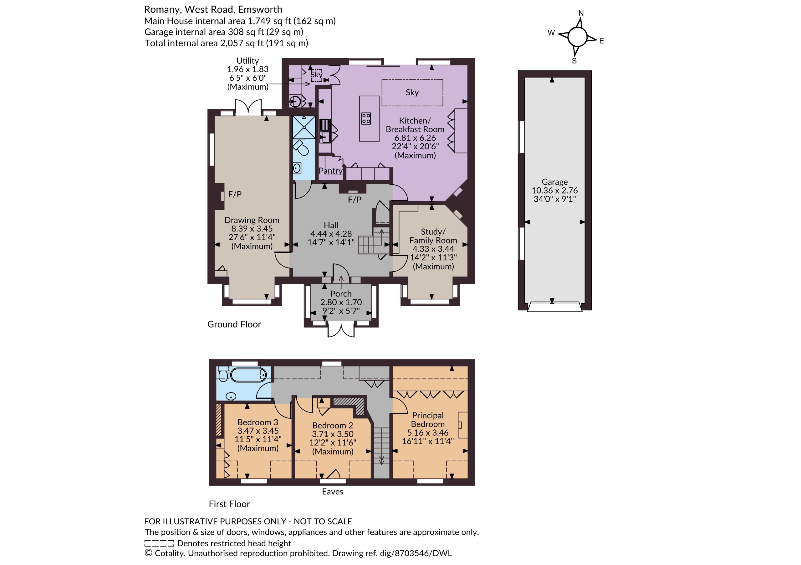 Romany, 15, West Road, Hampshire floorplan