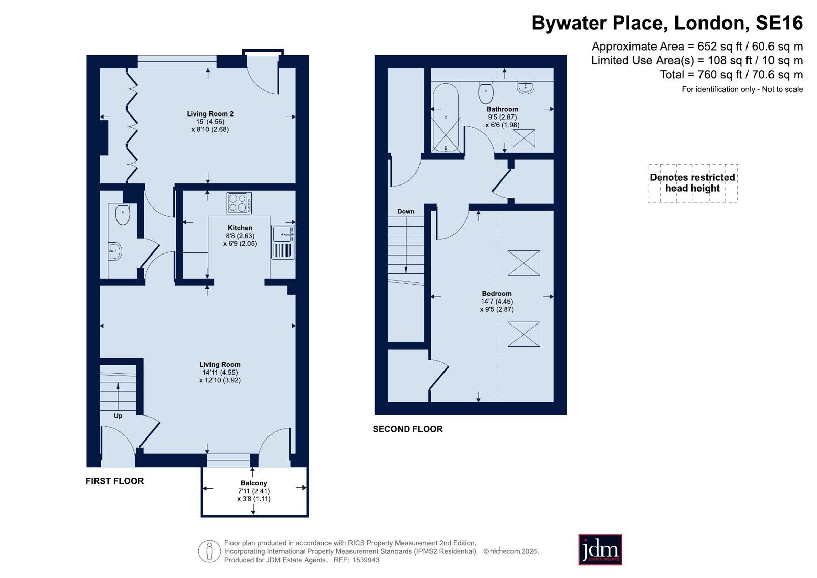 Bywater Place, London floorplan