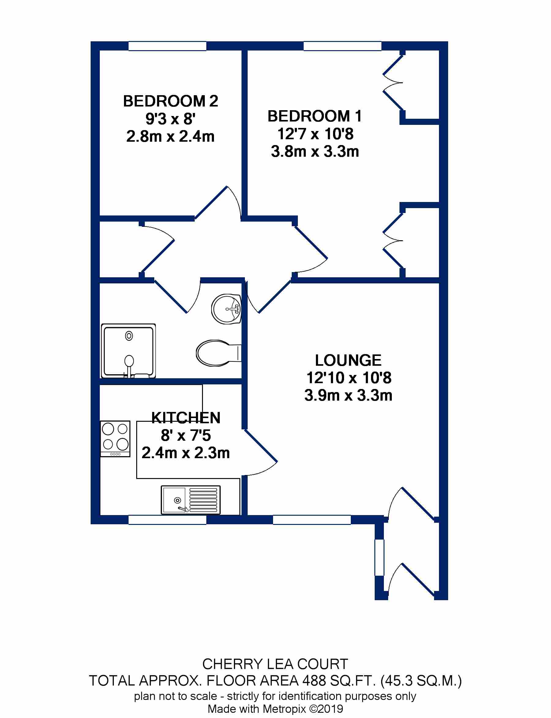 2 Bedrooms Flat for sale in Cherry Lea Court, Rawdon, Leeds, West Yorkshire LS19