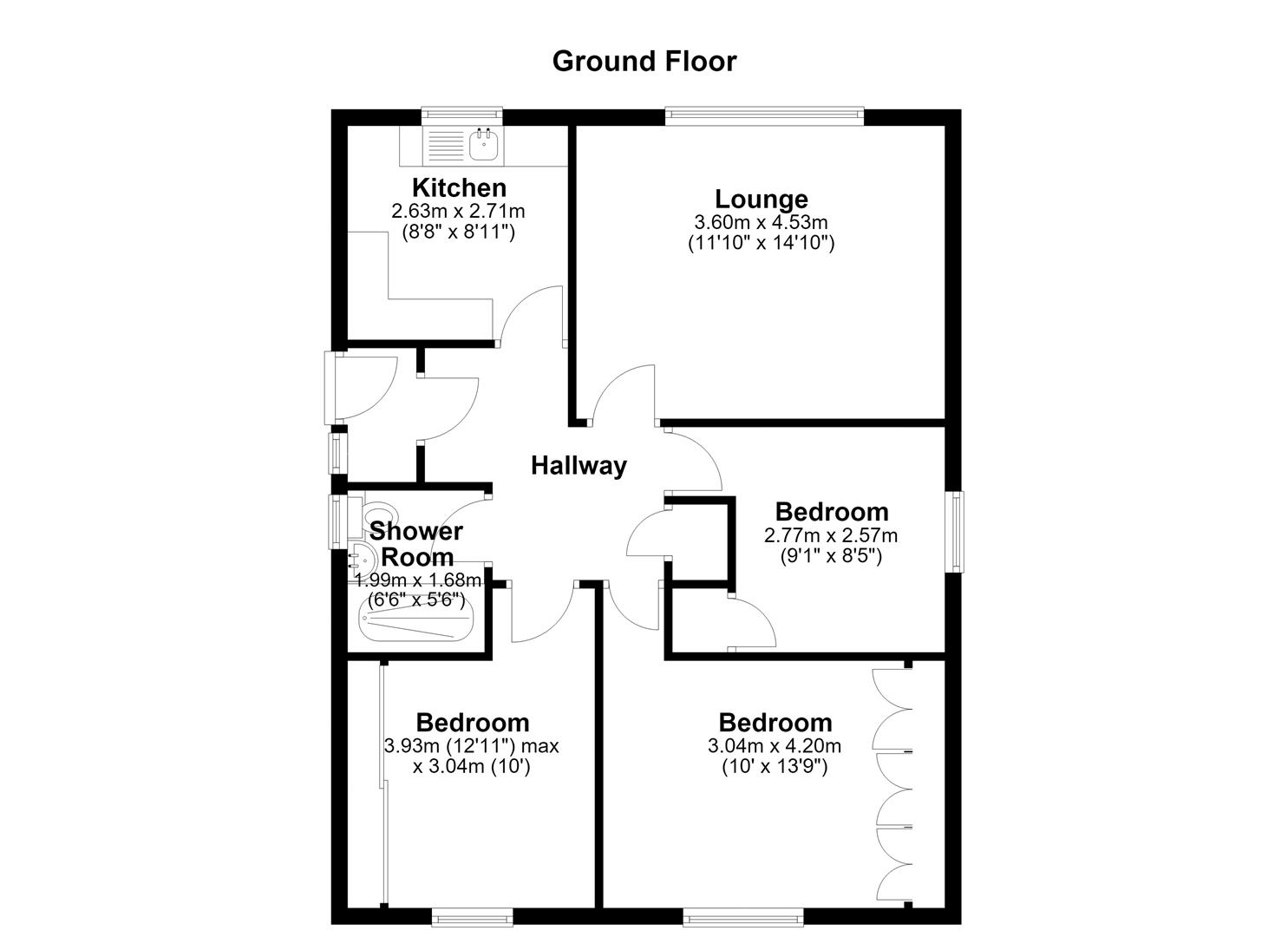 34, Lansdowne Crescent, Mexborough floorplan