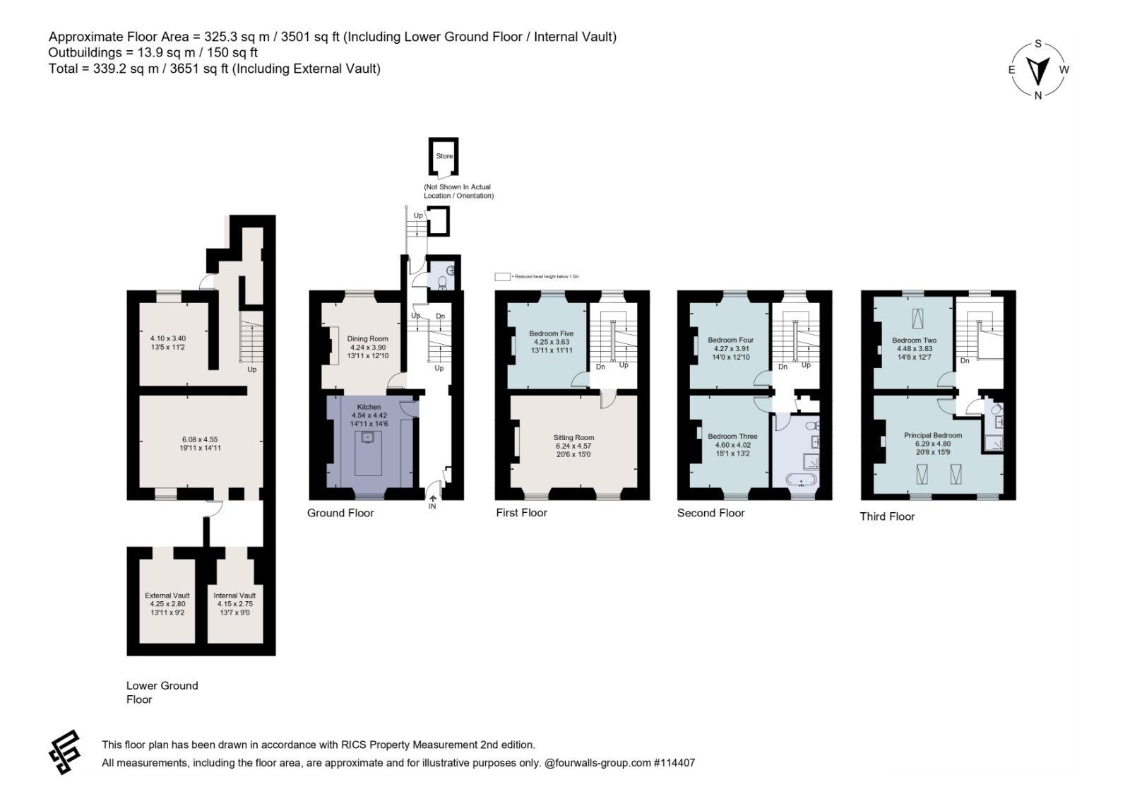 102, London Road, Gloucestershire floorplan