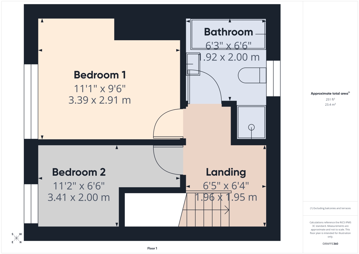 11, Horton Place, Halifax floorplan